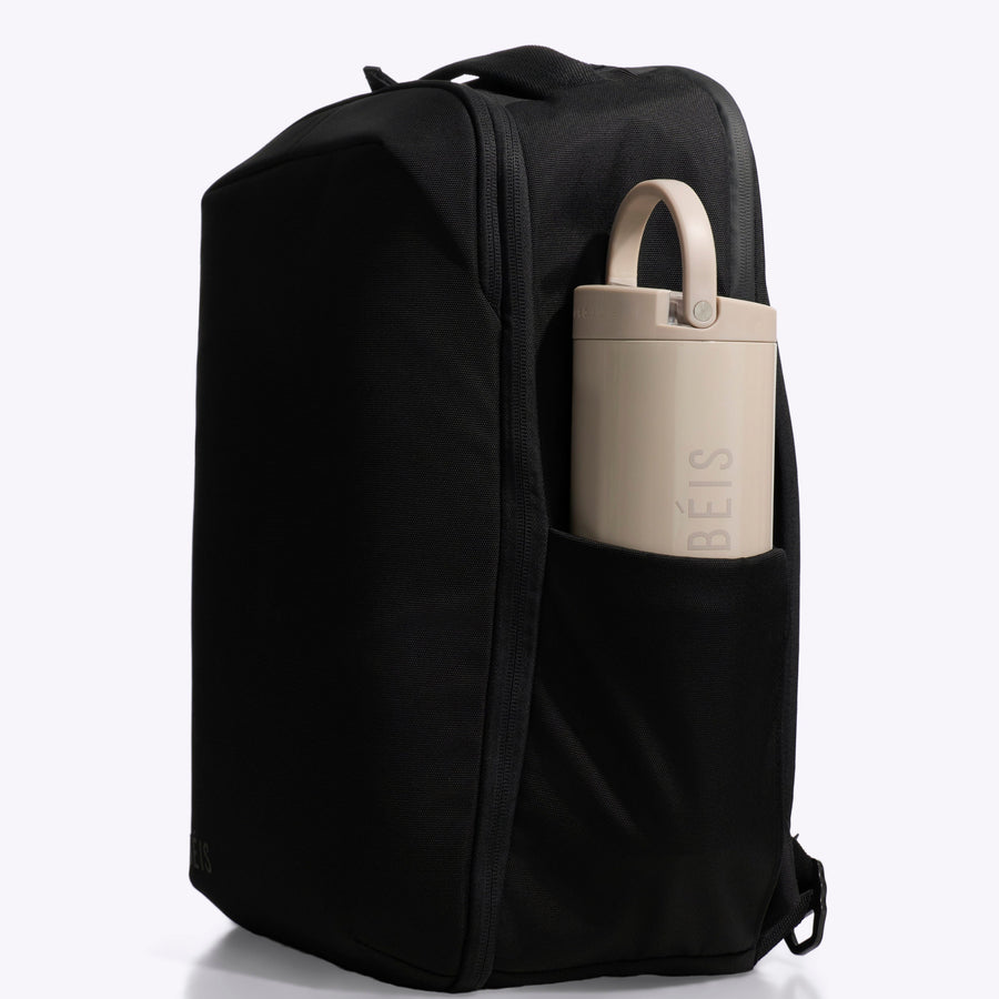 beis travel multi function travel backpack BÉIS 'The Pro Travel Backpack' in Black