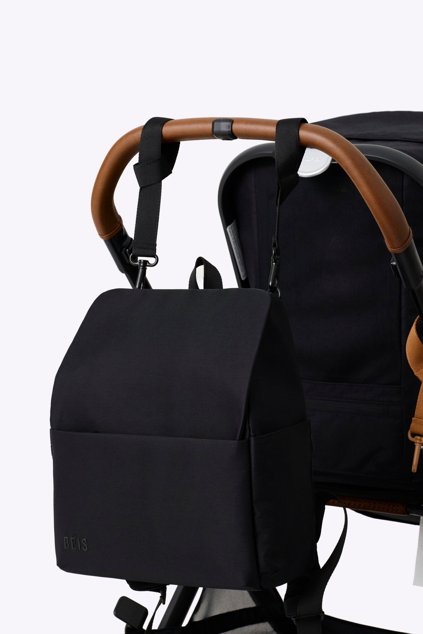 The Everyday Diaper Backpack in Black Nylon