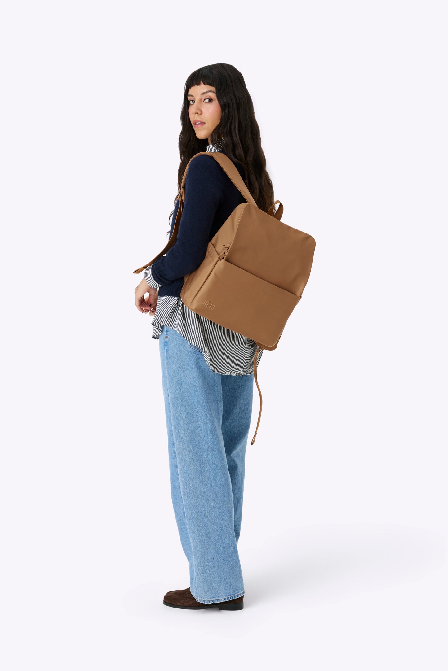 The Everyday Diaper Backpack in Camel
