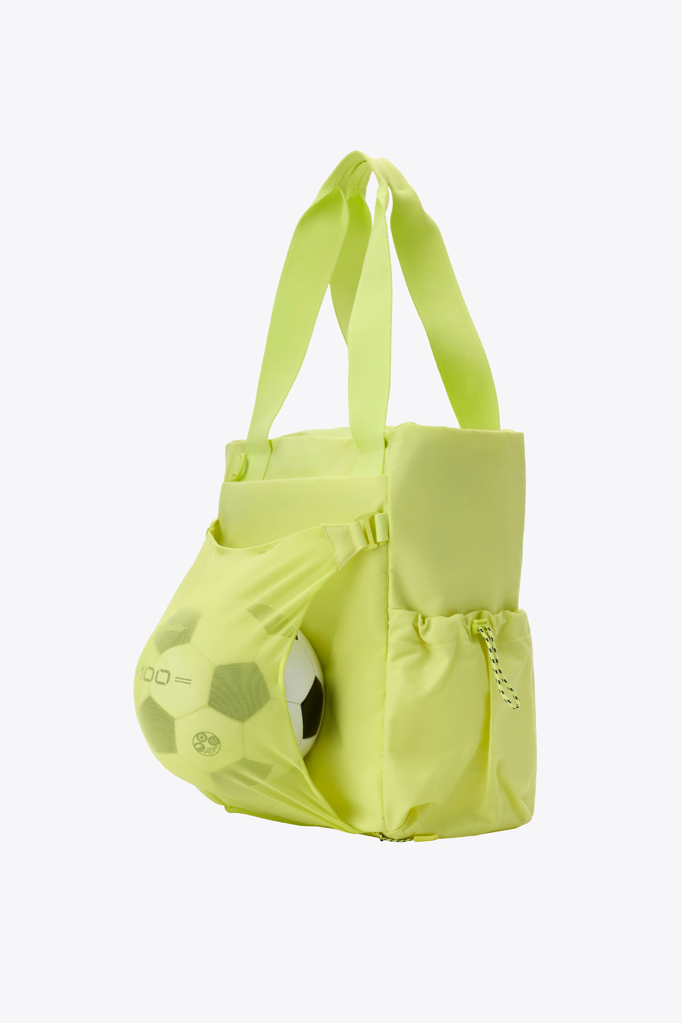 BÉIS 'The Sport Tote' in Limone - Neon Gym Tote Bag & Sports Tote