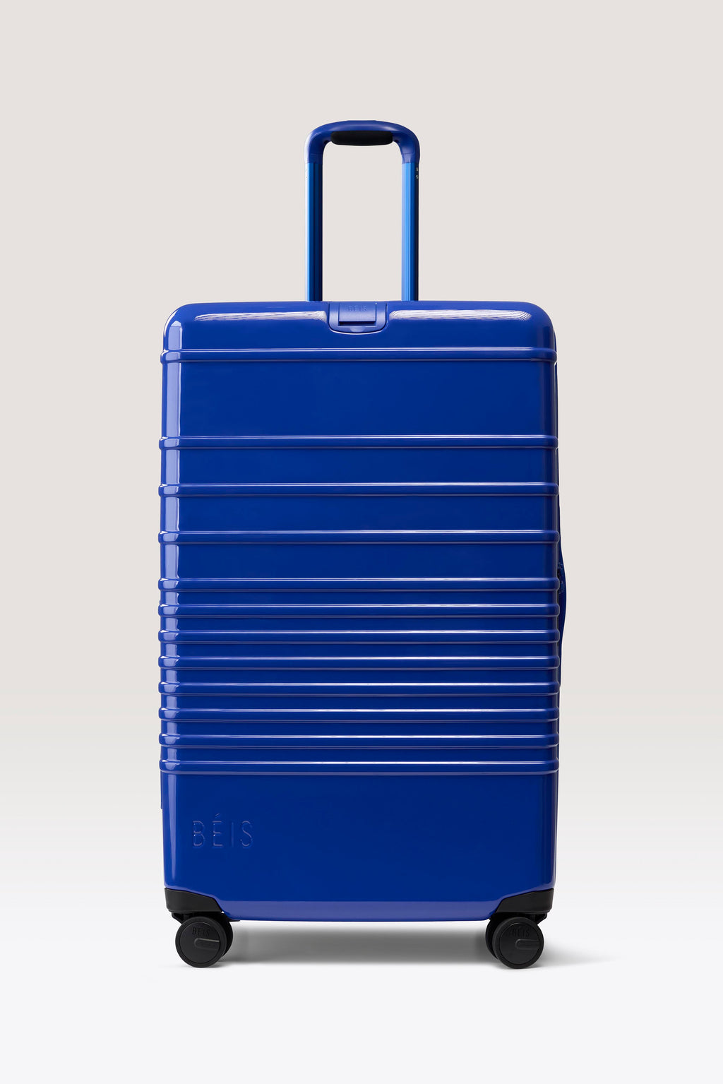 BÉIS The Large Check-In Roller in Glossy Cobalt Blue