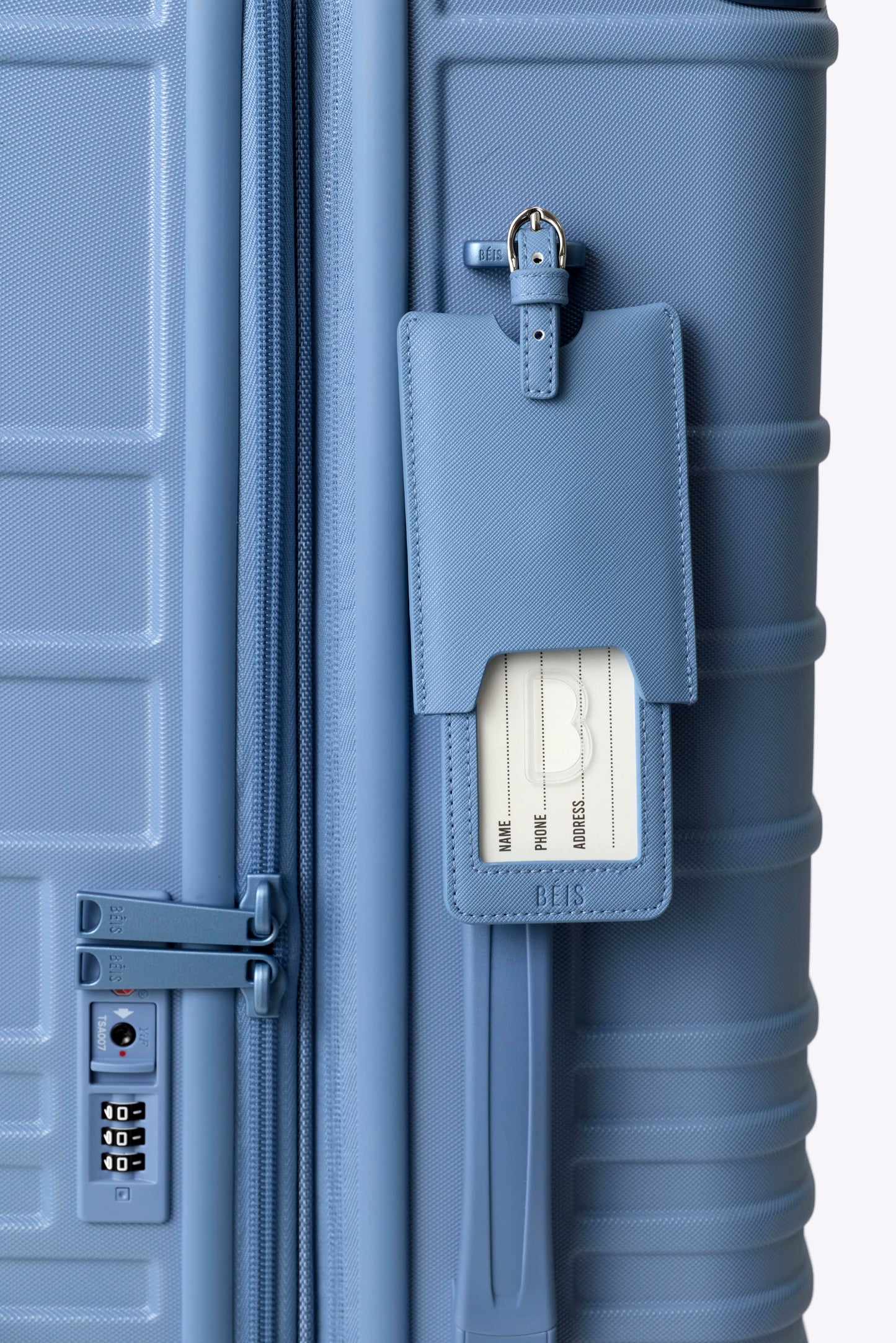 The Luggage Tag in Dusty Blue