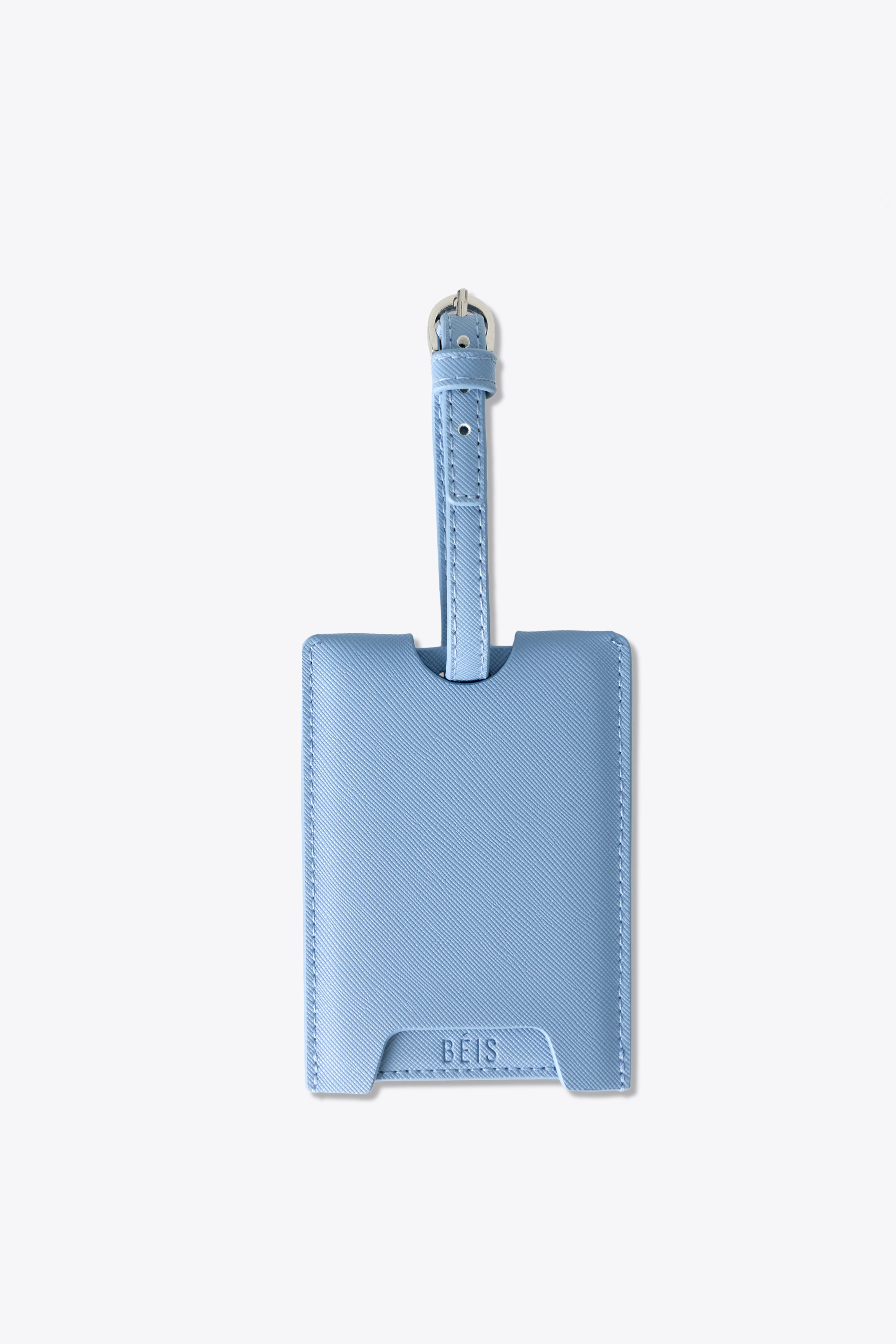 BÉIS ‘The Luggage Tag’ in Dusty Blue - Blue Luggage and Baggage Tags ...