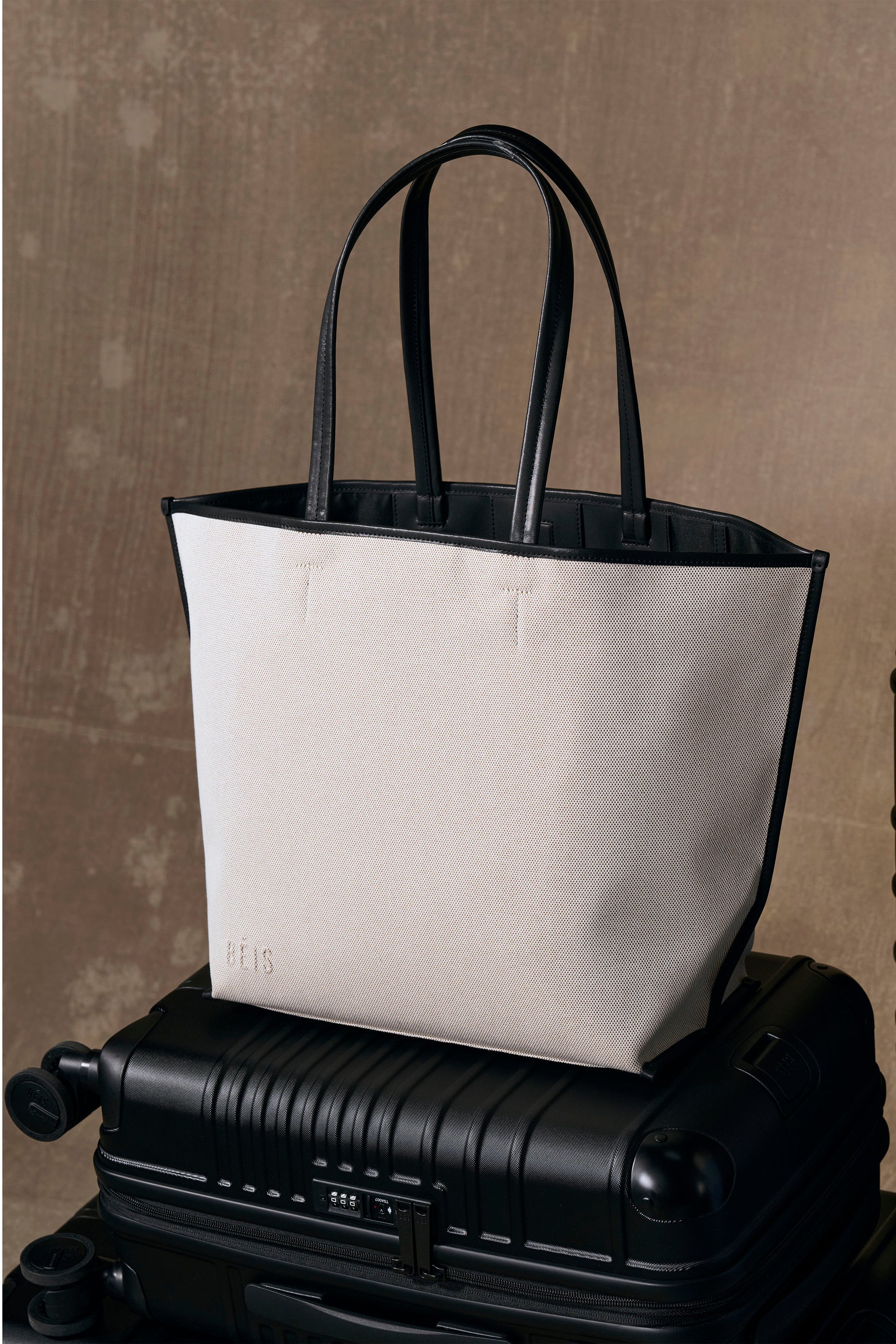 BEIS The Leather Trim Tote