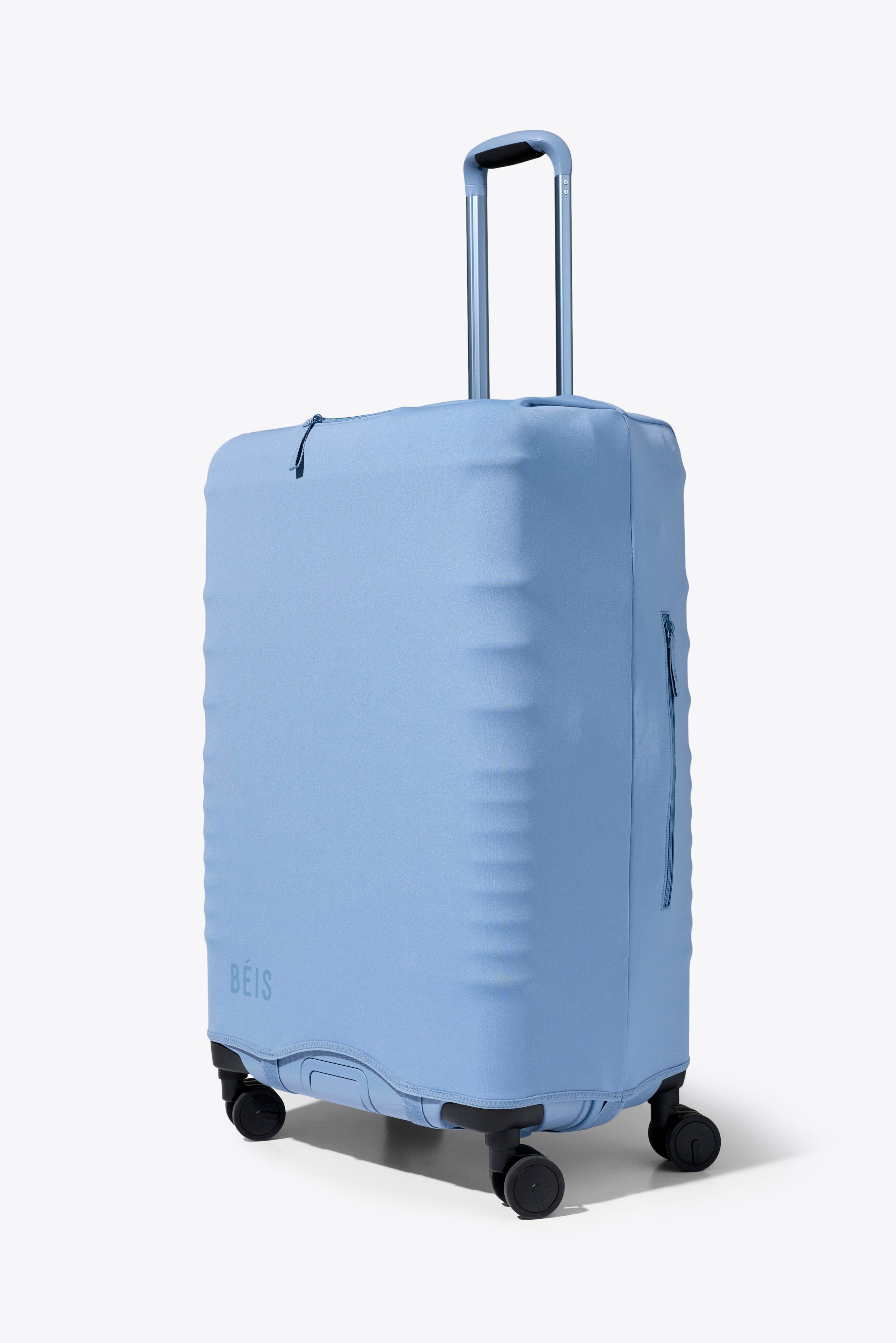 BÉIS ‘The Hybrid Check-In Luggage Cover’ in Dusty Blue - Blue Hybrid ...