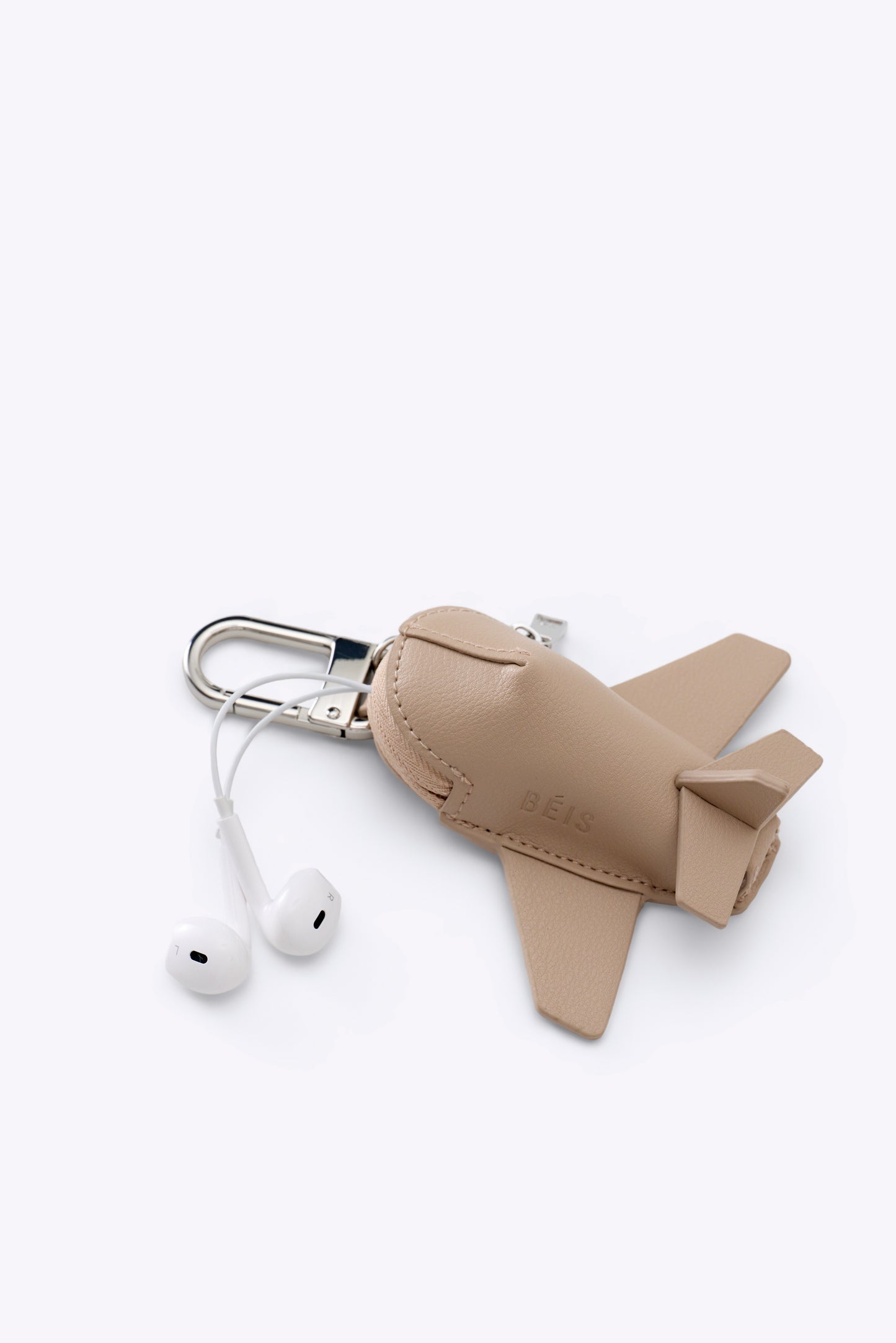 The Airplane Charm in Beige