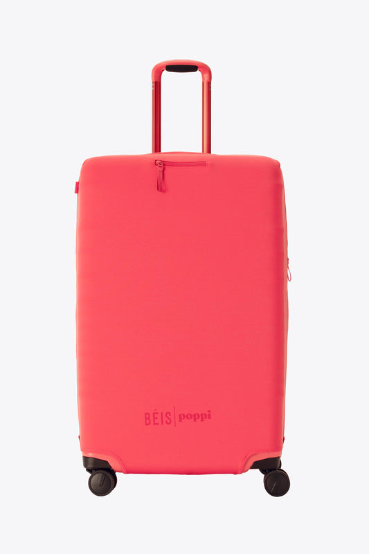 BÉIS x poppi The Large Check-In Luggage Cover in Fruit Punch