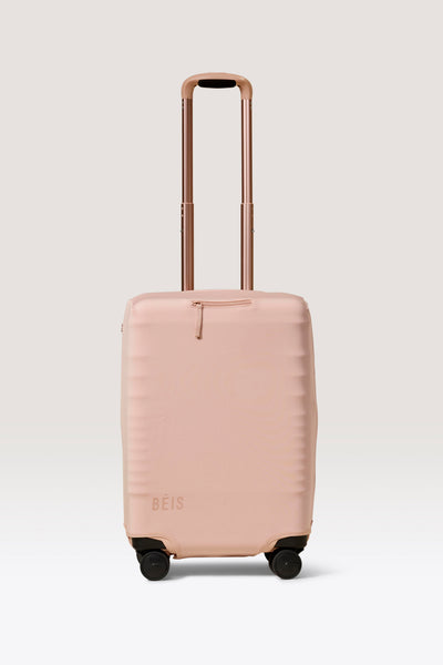 BÉIS 'The Carry-On Luggage Cover' in Atlas Pink - Pink Carry-On