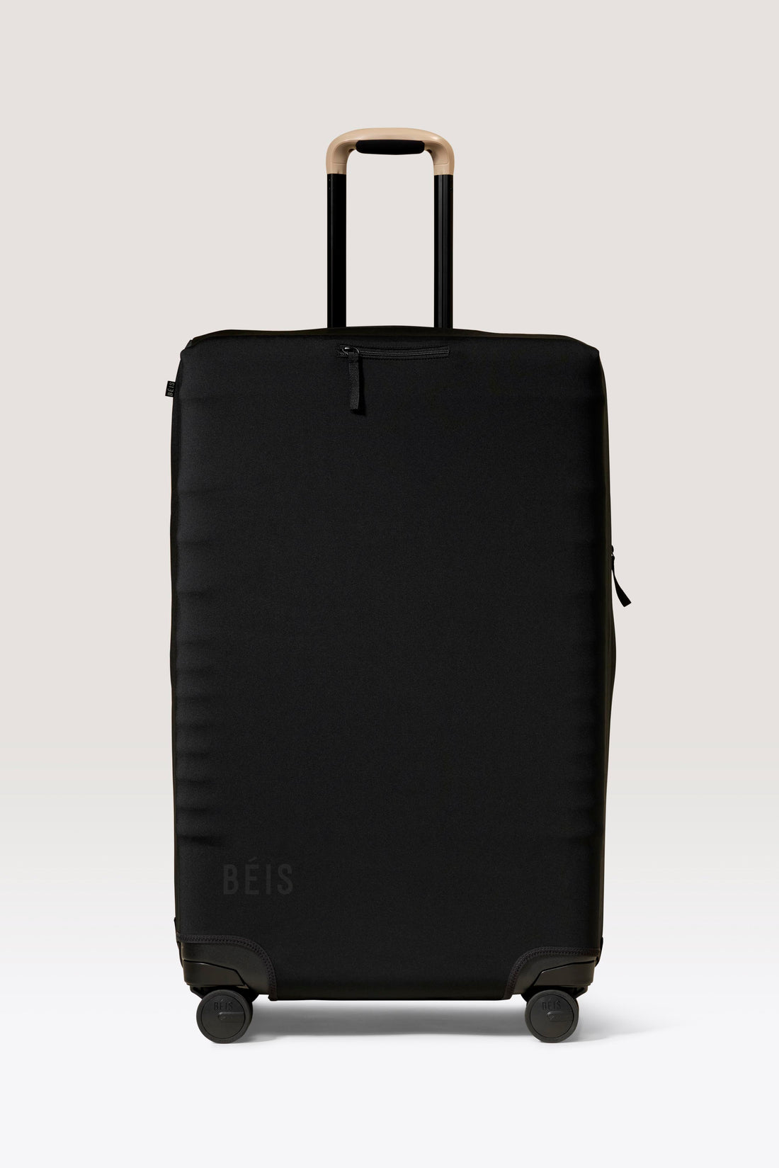 BÉIS 'The Large Check-In Luggage Cover' in Black - Black 29
