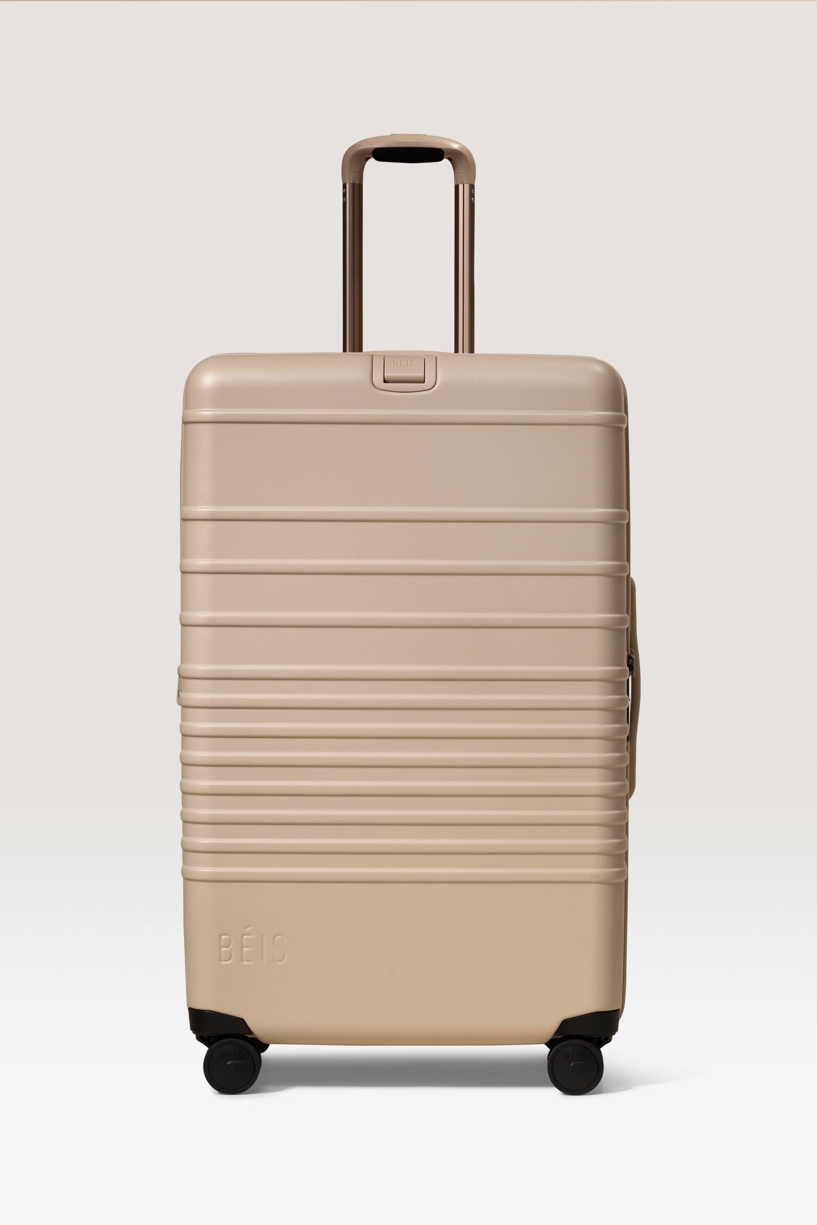BÉIS Travel The Large Check-In Roller in Beige