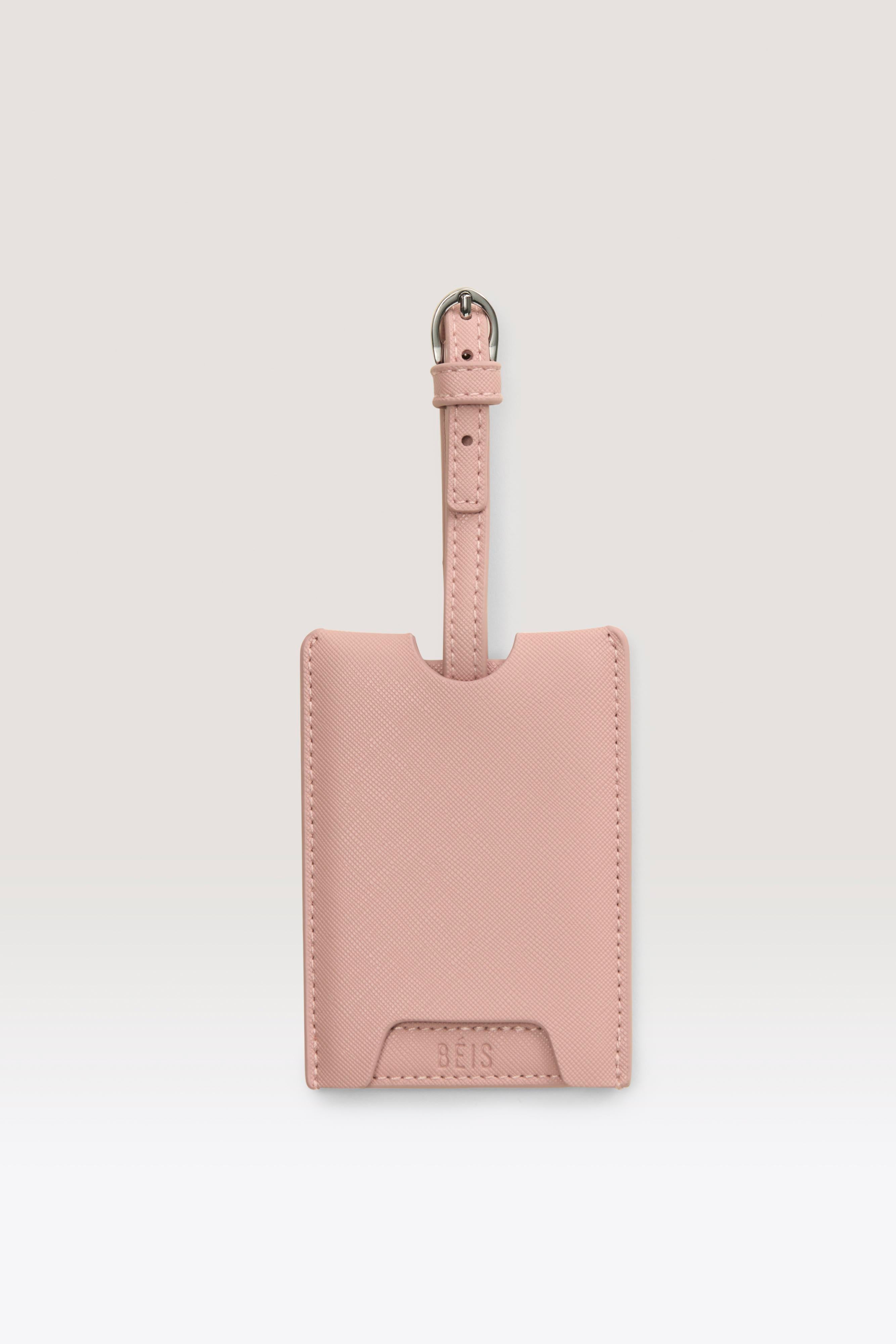 BÉIS 'The Luggage Tag' in Atlas Pink - Pink Luggage Tag