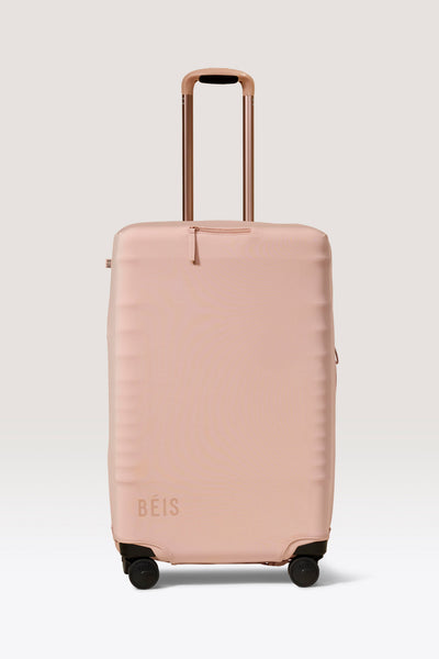 BÉIS 'The Medium Check-In Luggage Cover' in Atlas Pink - Pink 26