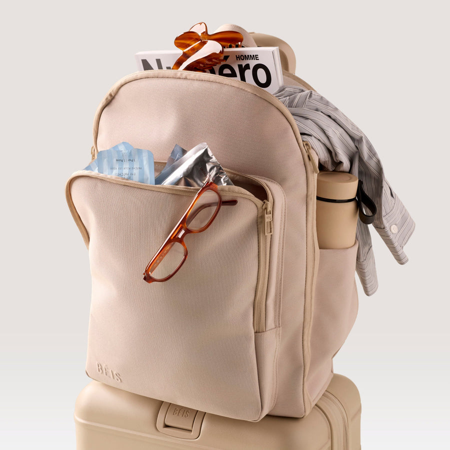 BÉIS 'The Backpack' in Beige