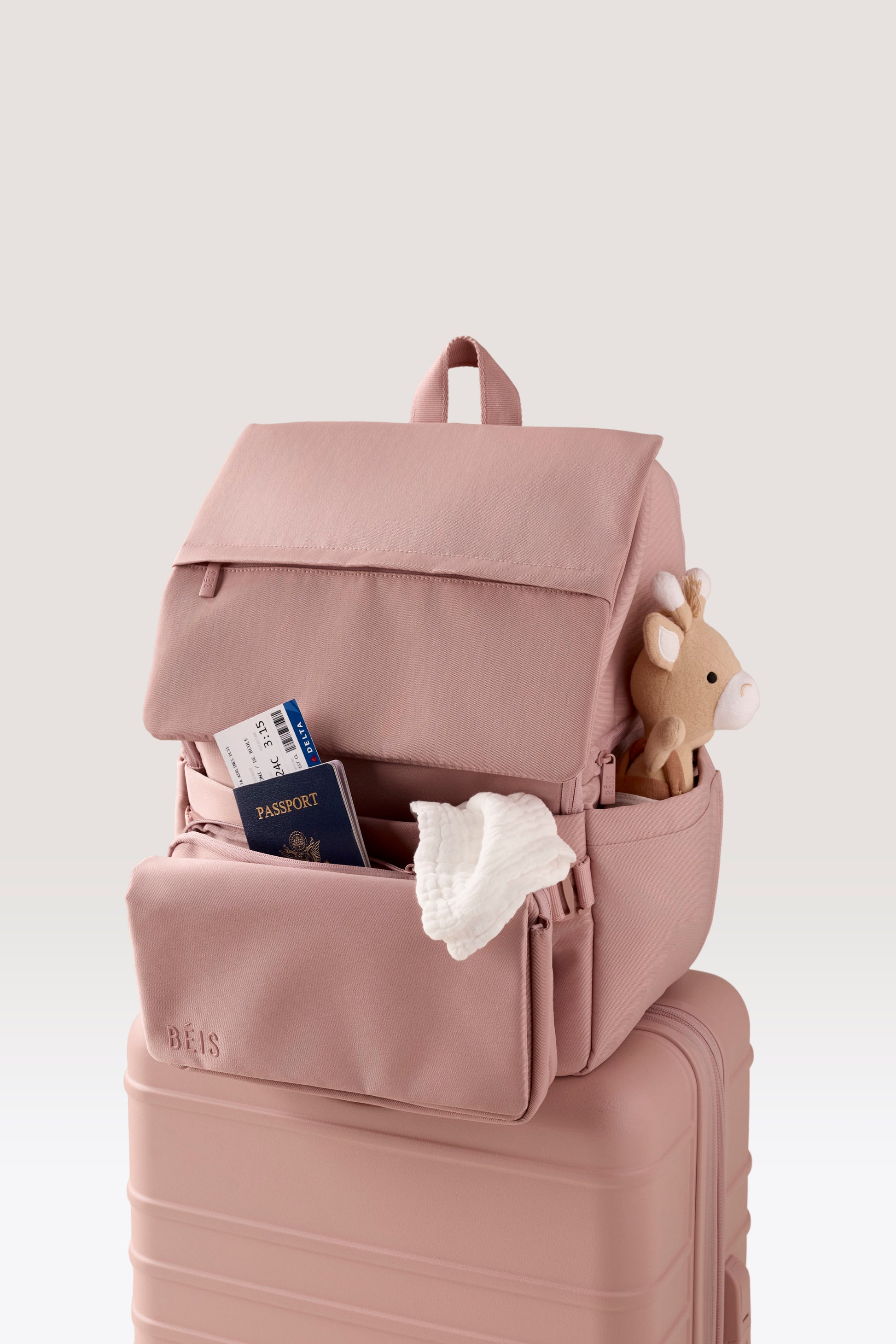 best backpack diaper bag travel BabbleRoo - Baby Essentials Tote - Multi Function Water Resistant Diaper Bag, Travel Essentials Baby Bag with Changing Pad, Stroller Straps & Pacifier Case They designed the Diaper Bag Backpack to be filled with multiple storage pockets for both mommy The 7 Best Diaper Bag