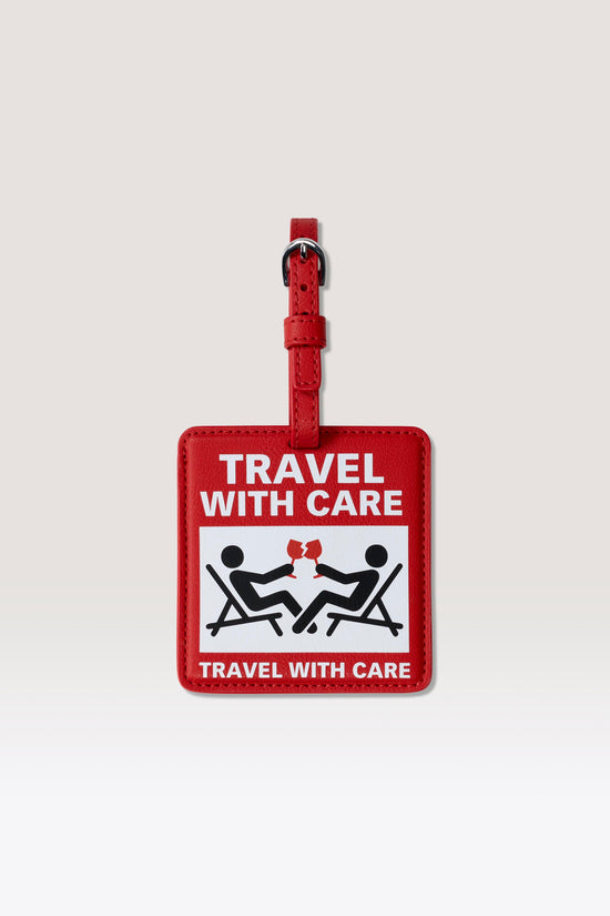 BÉIS x KidSuper The Pro Luggage Tag in Red