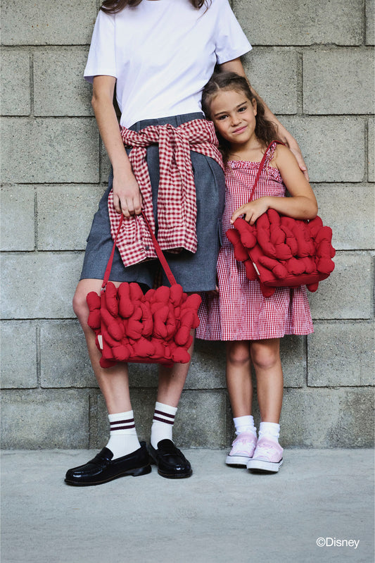 The Minnie Bow Handbag in Mickey Mouse Red