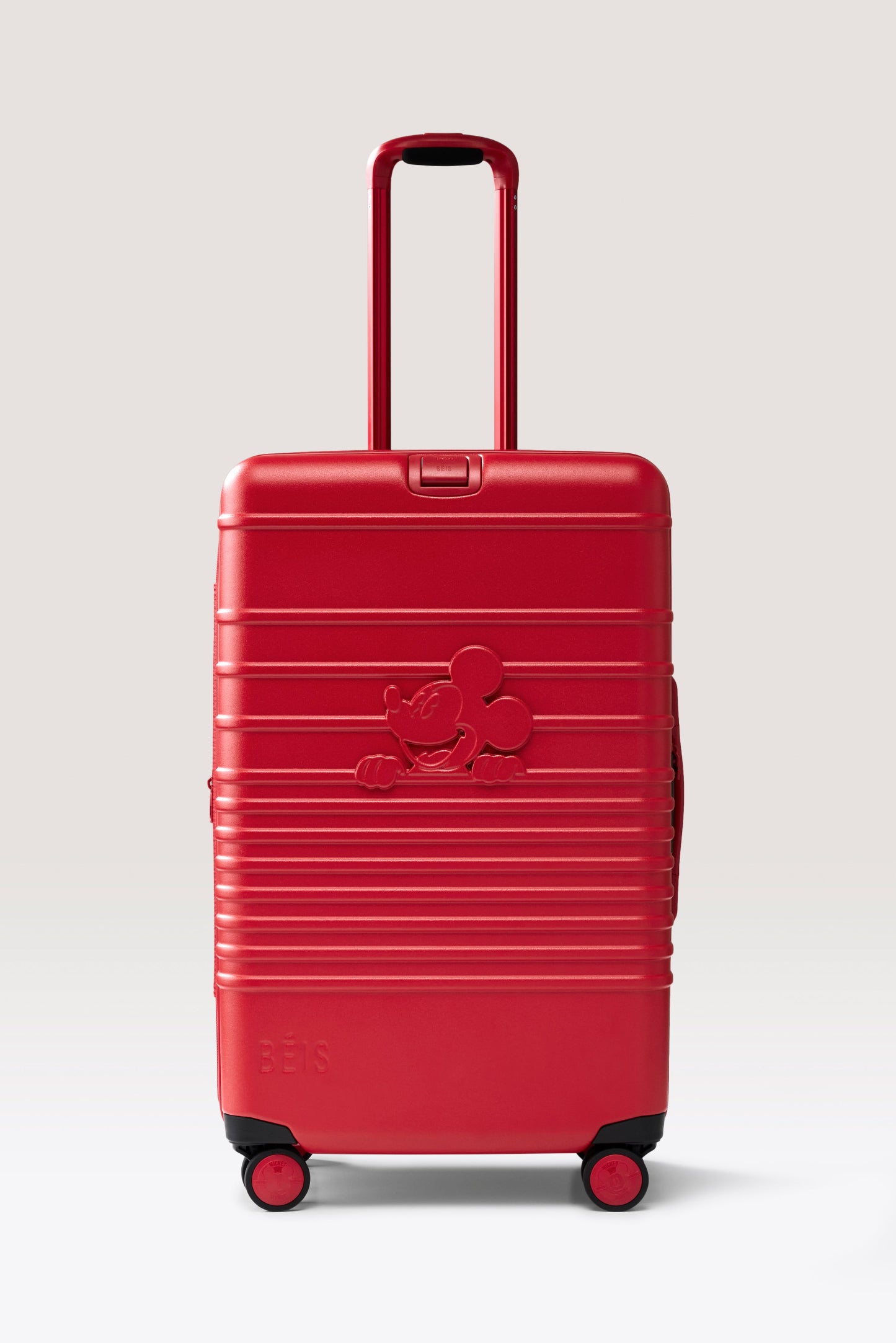 BÉIS 'The Disney Medium Check-Roller' in Mickey Mouse Red - Red