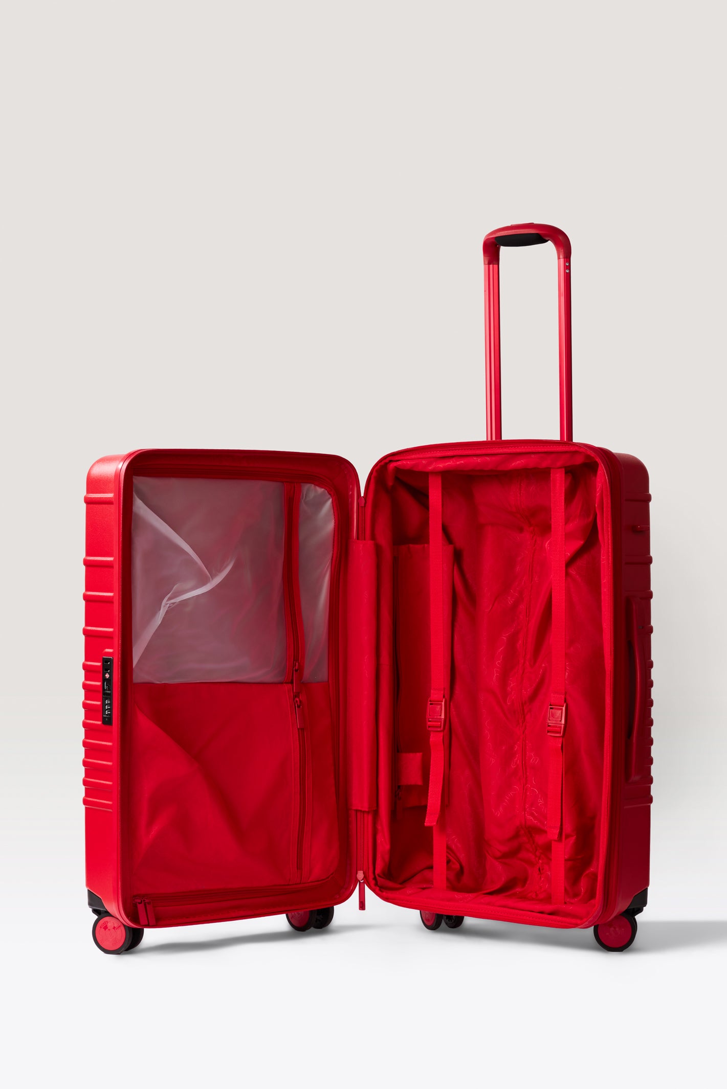 BÉIS 'The Disney Medium Check-Roller' in Mickey Mouse Red - Red