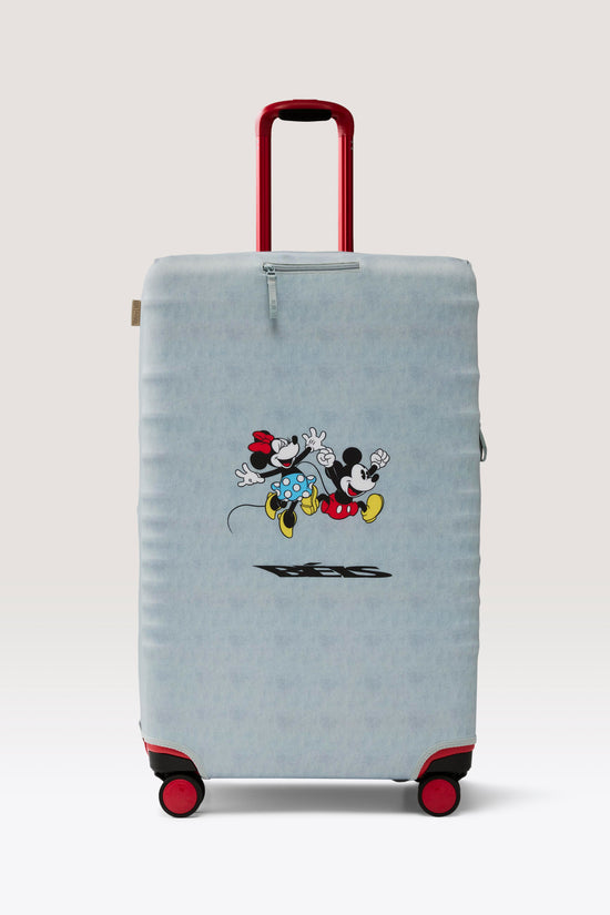 The Disney Large Check-In Luggage Cover in Blue Jeans
