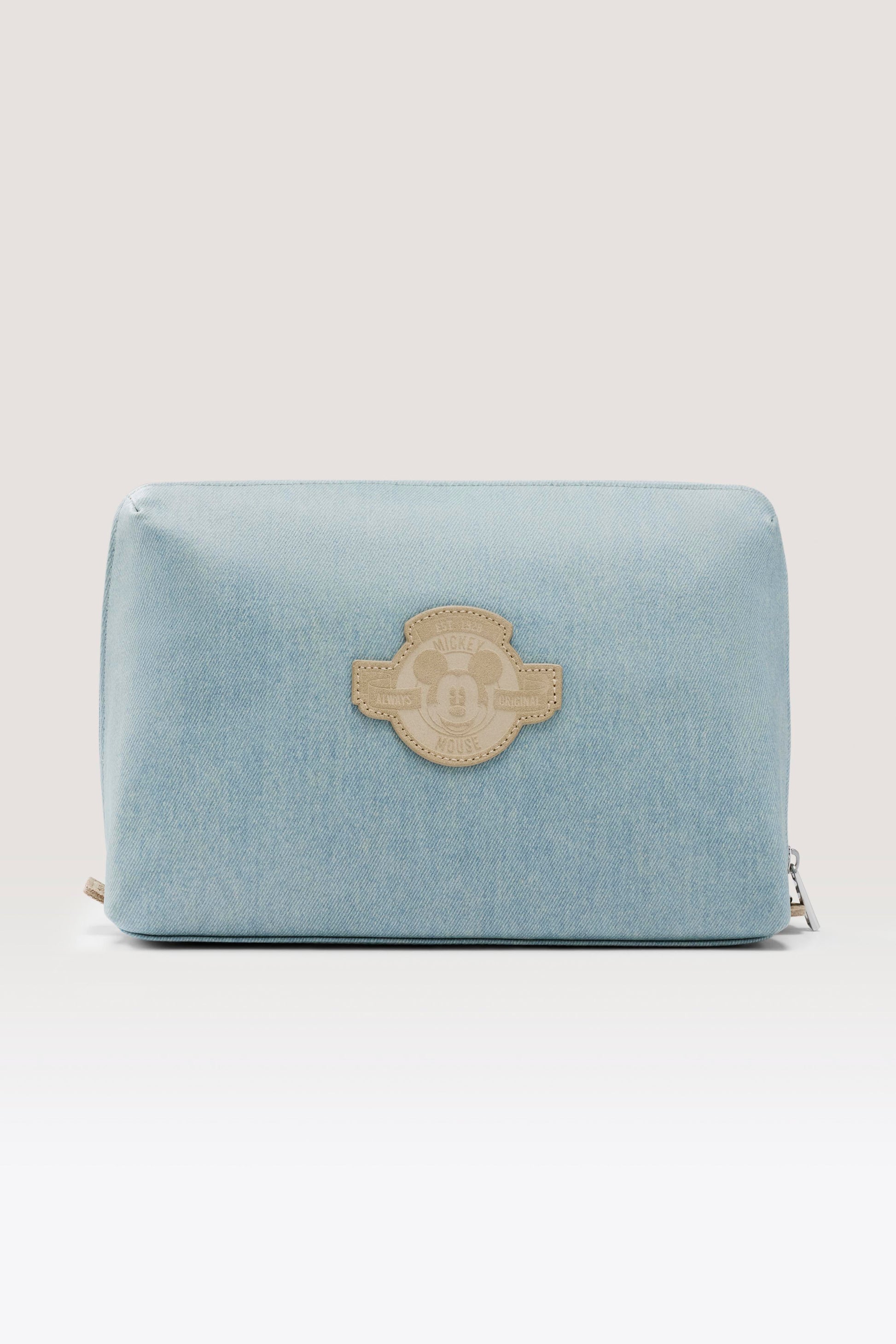 BÉIS 'The Disney Large Cosmetic Pouch ' in Blue Jeans