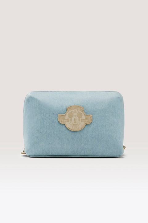 BÉIS 'The Disney Medium Cosmetic Pouch in Blue Jeans' in Blue Jeans