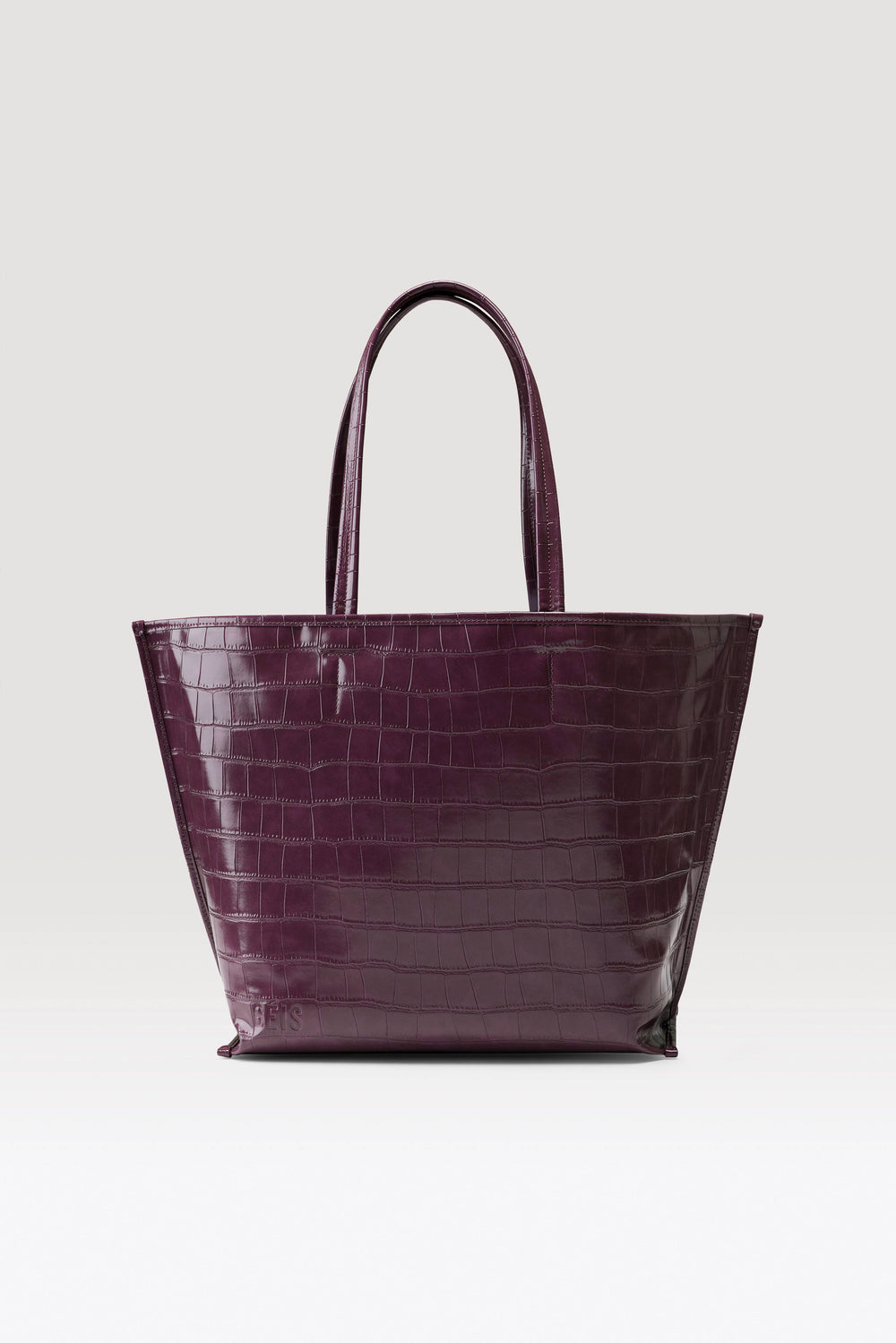 The Catchall Tote in Plum, image 2 of 2
