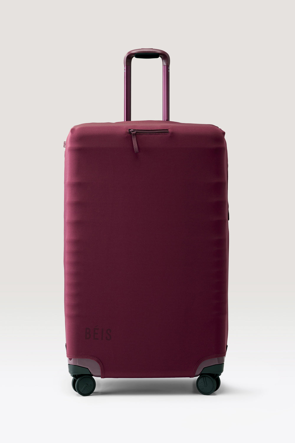 The Large Check-In Luggage Cover in Plum, image 2 of 2