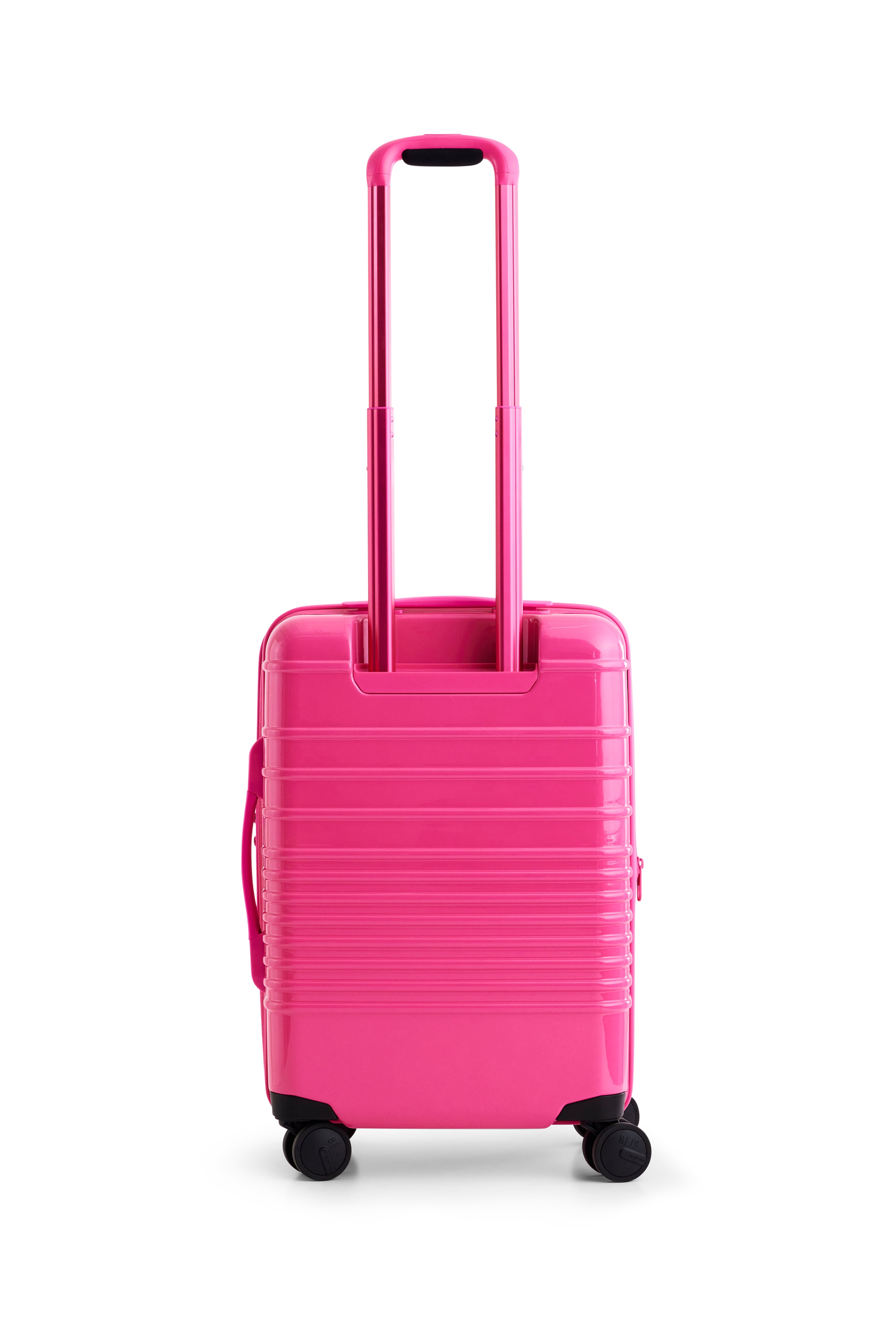 BEIS The Carry On Roller in Barbie Pink 21 Carry On Pink Luggage Suitcases