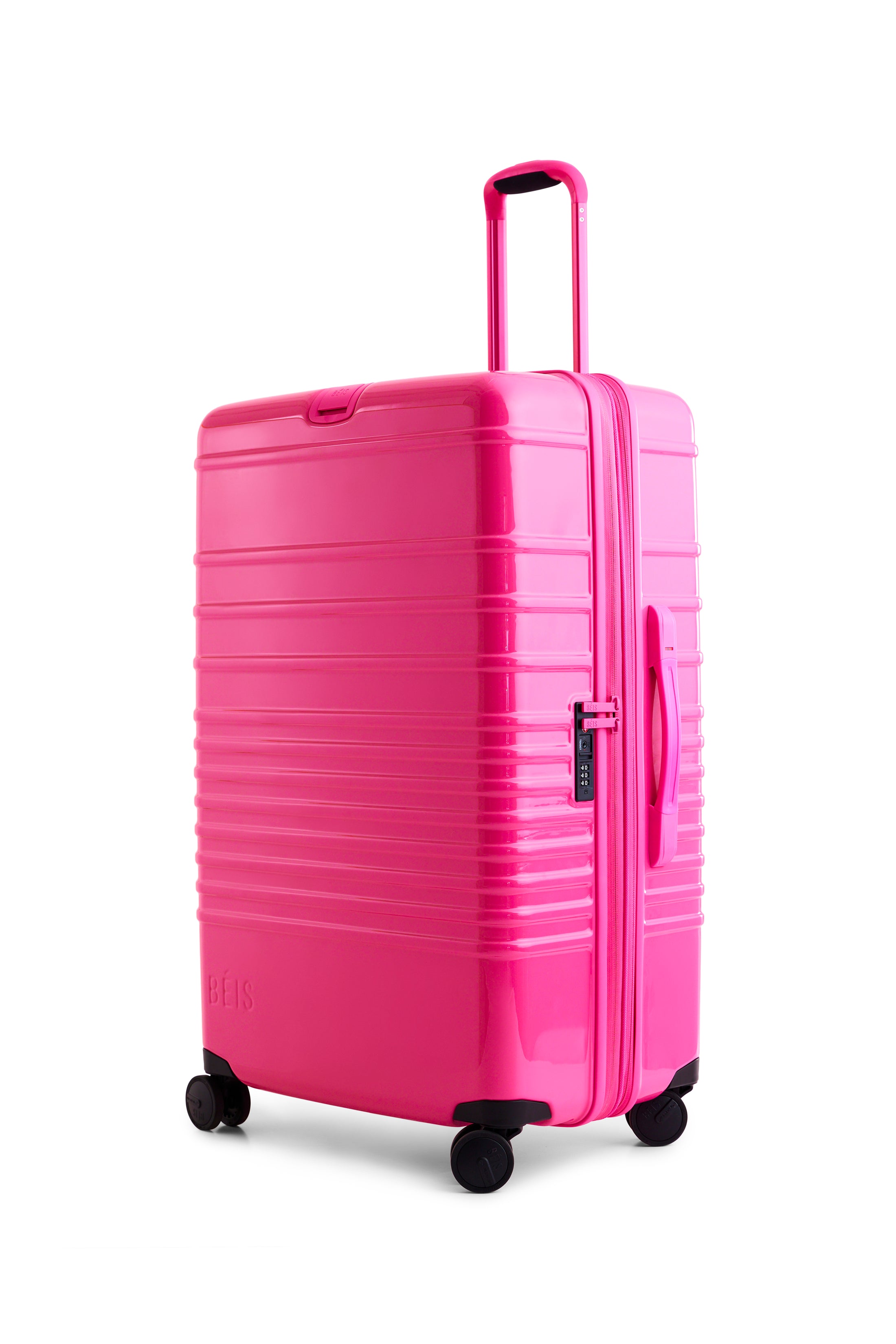 BÉIS 'The Large Check In Roller' in Barbie™ Pink - 29