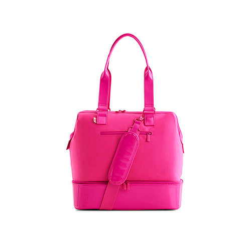 BÉIS 'The Mini Weekender' in Barbie™ Pink - Pink Overnight Bags & Small ...