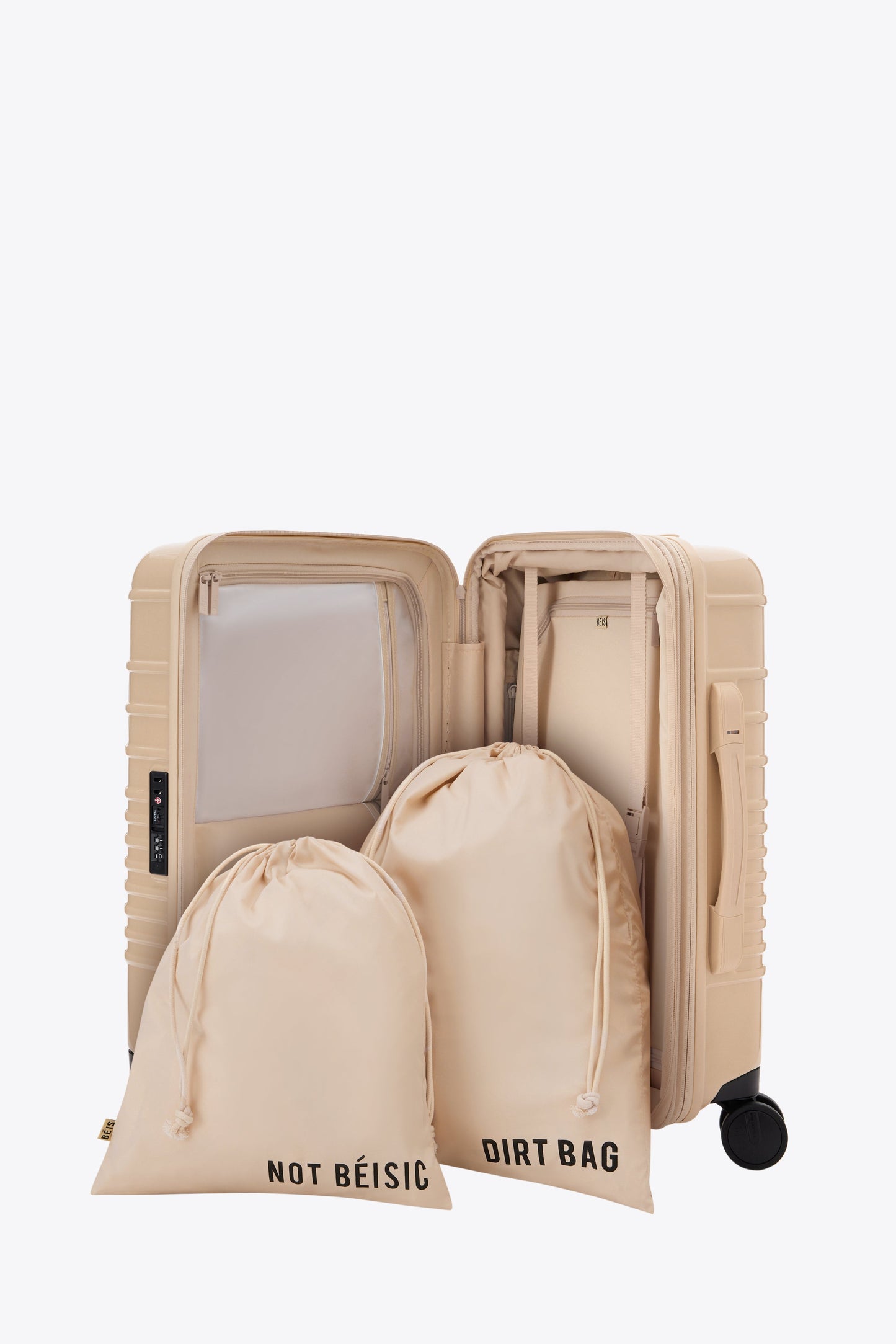 Resale The Carry-On Roller in Glossy Beige