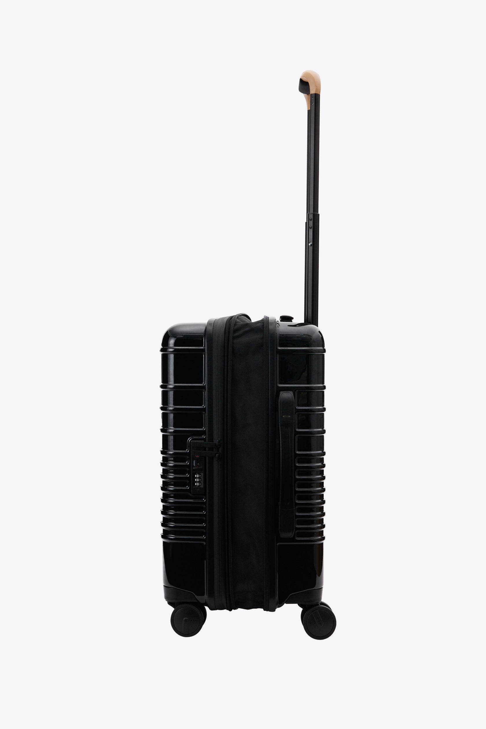 BÉIS 'The Carry-On Roller'' in Glossy Black - High Gloss 21" Carry On ...