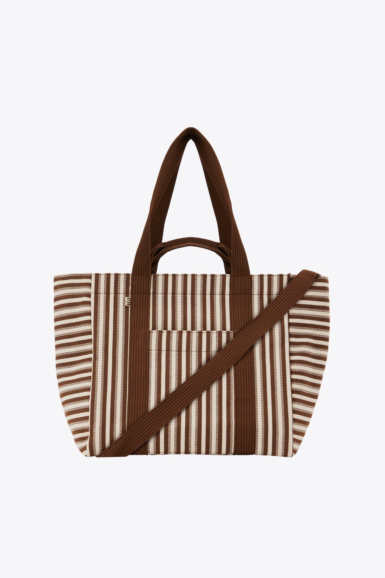 BÉIS 'The Vacation Tote' in Maple Stripe - Vacation Tote & Summer Tote Bag in Maple Striped
