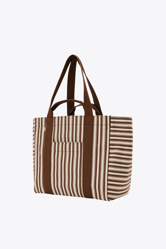 Resale The Vacation Tote in Maple Stripe