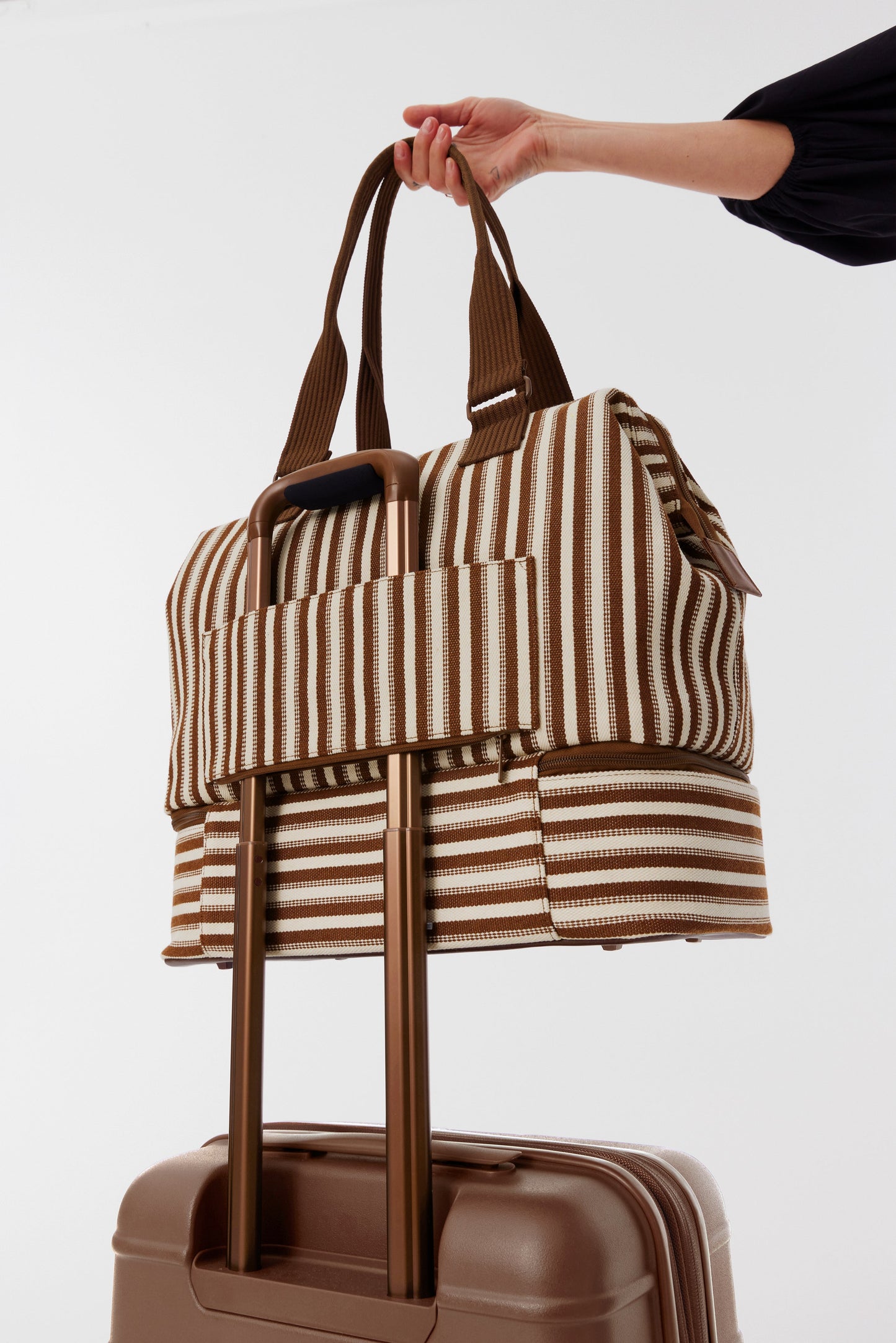 Resale The Mini Weekender in Maple Stripe