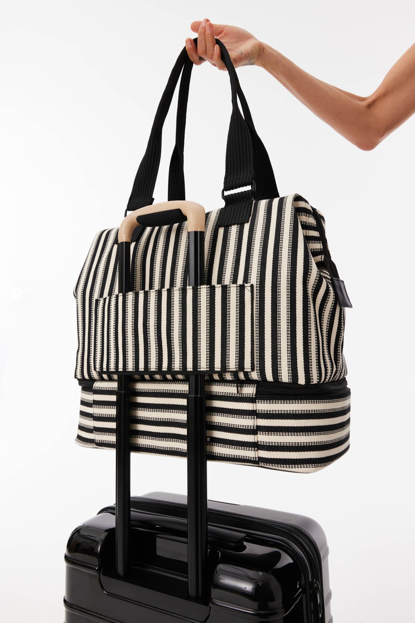 Resale The Mini Weekender in Black Stripe