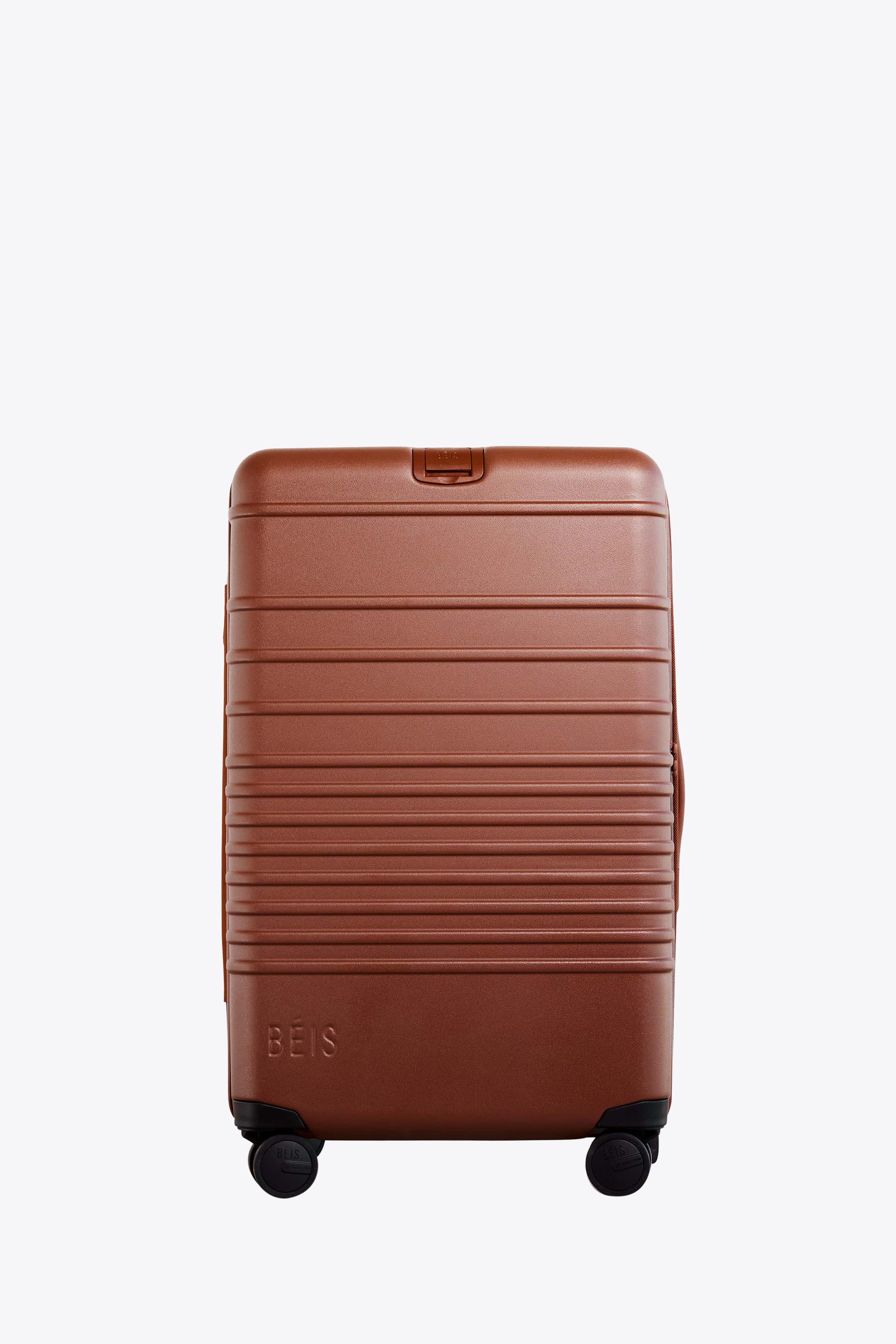 BÉIS 'The Medium Check-In Roller' in Maple - Brown 26 inch Medium Rolling Luggage & Checked Suitcase