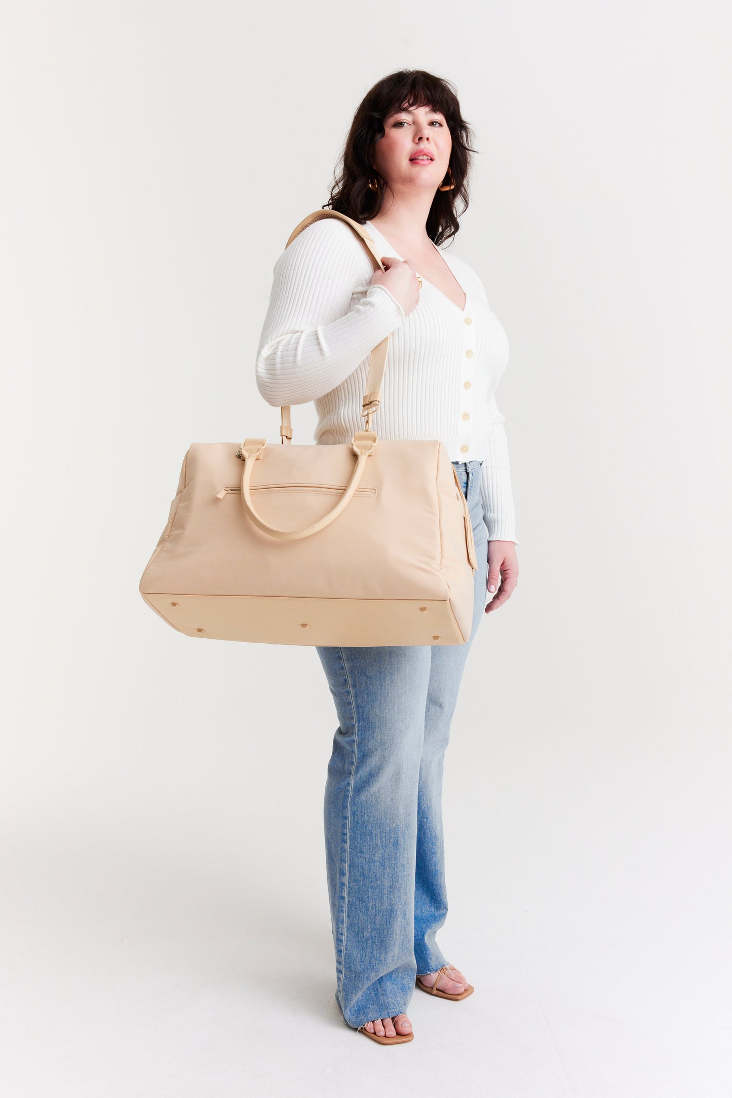 Resale The Commuter Duffle in Beige