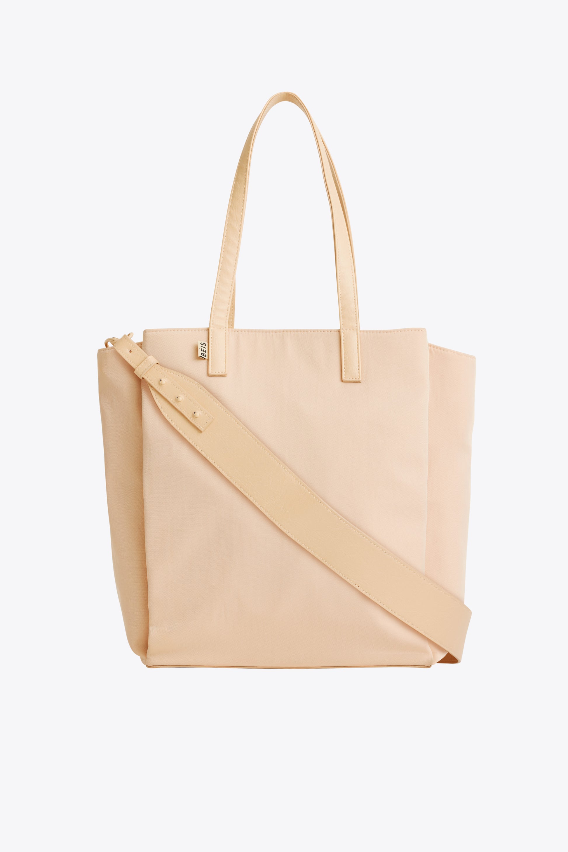BÉIS 'The Commuter Tote' In Beige - Beige Commuter Tote For Work