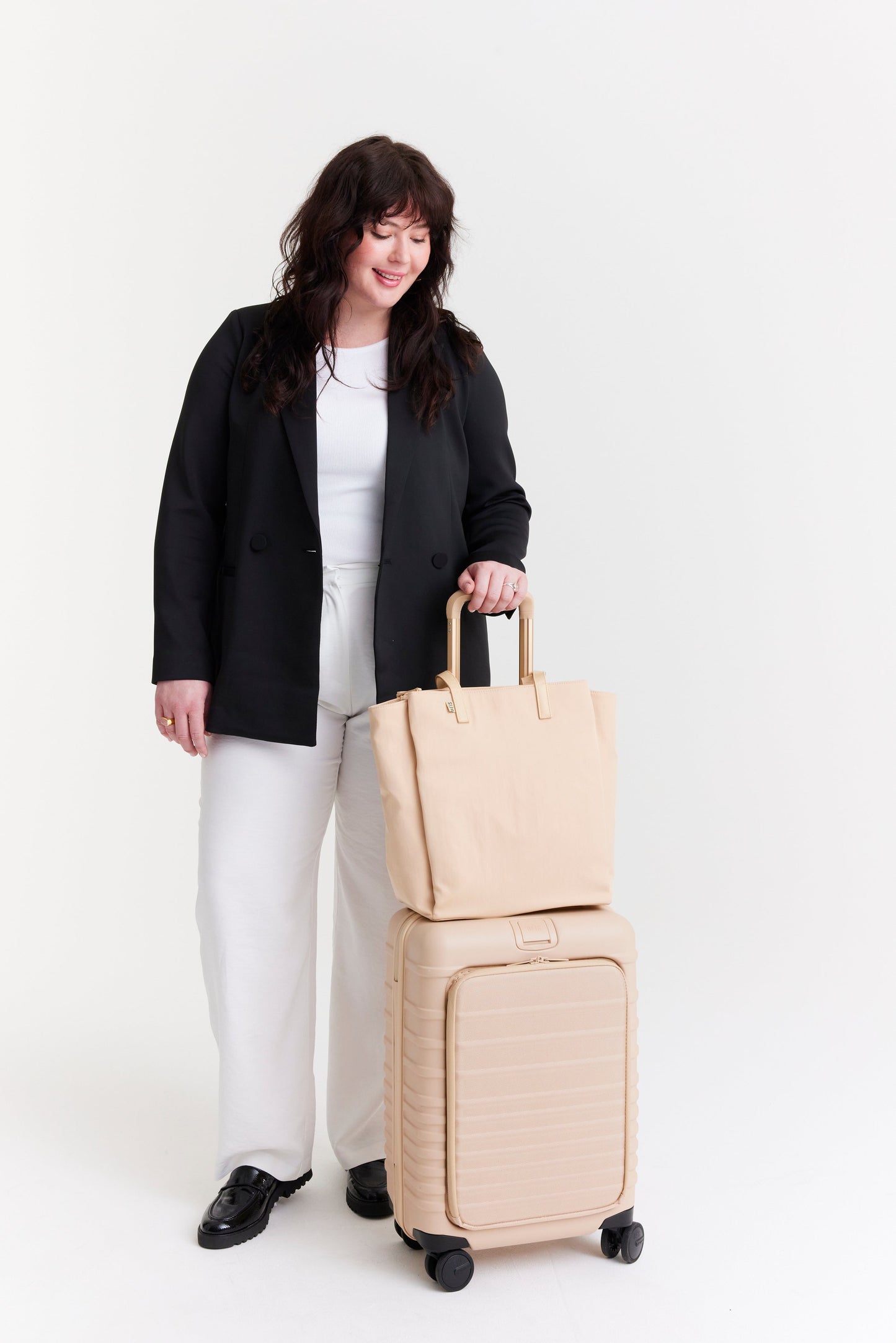 Resale The Commuter Tote in Beige