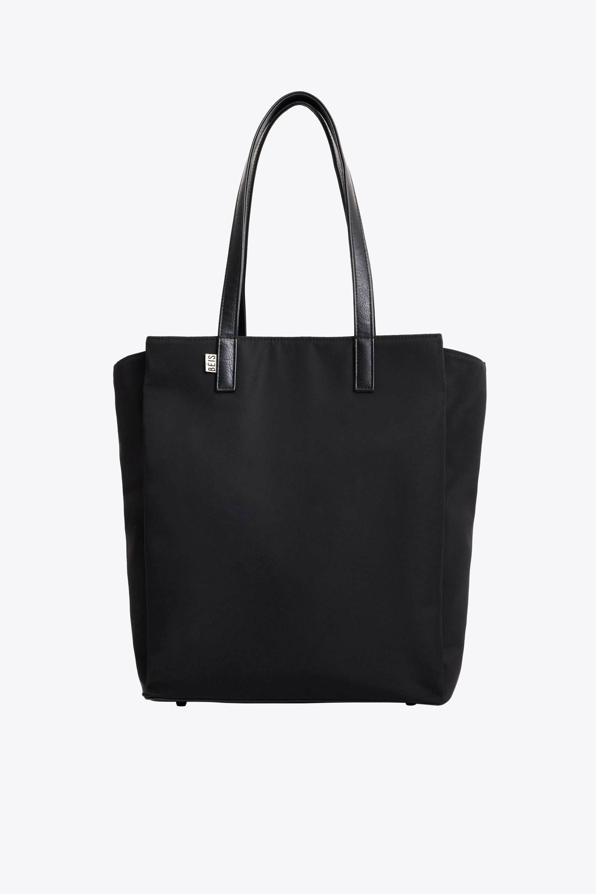 Béis 'The Commuter Tote' In Black - Black Commuter Tote For Work & Travel