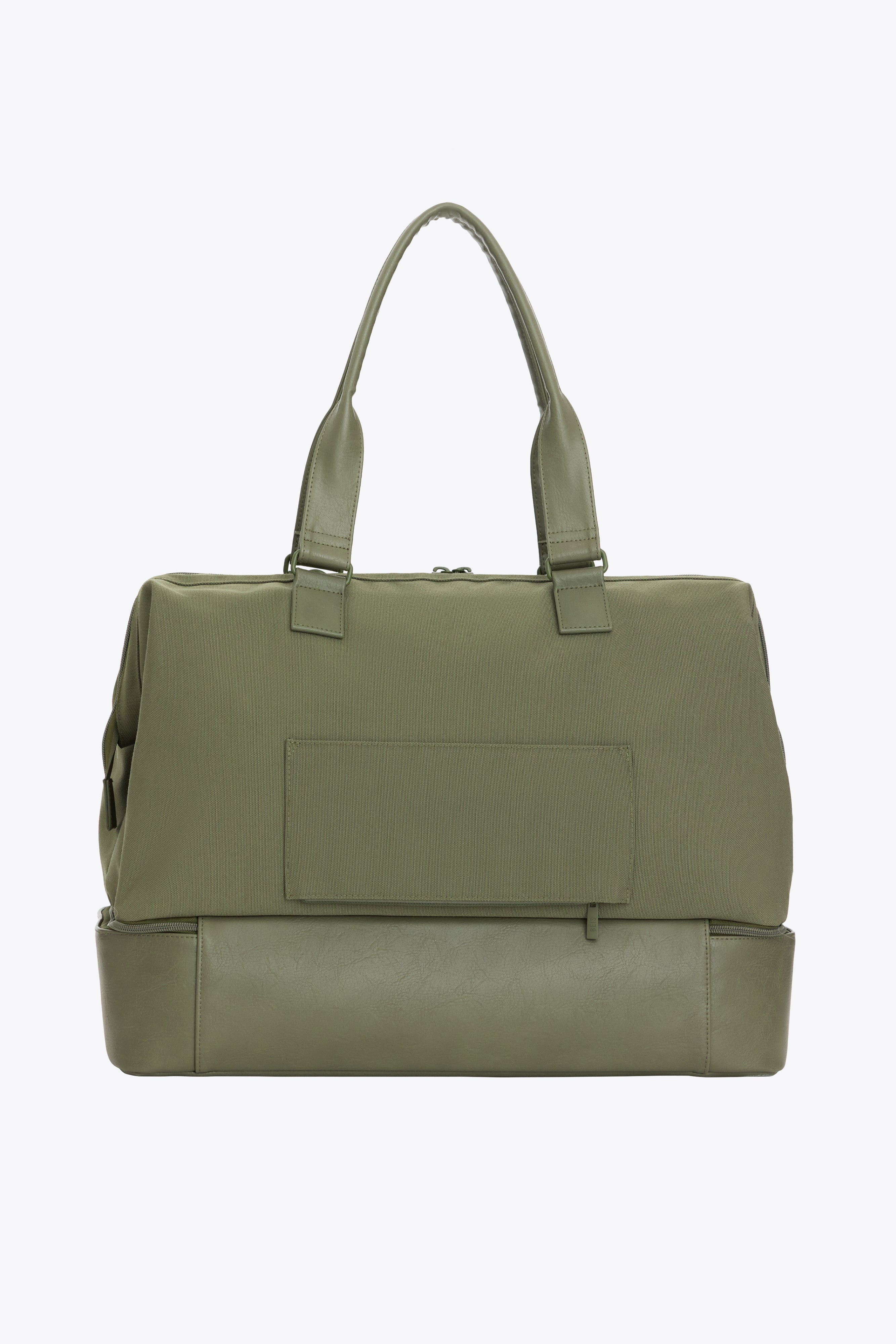 Olive green weekender bag best sale