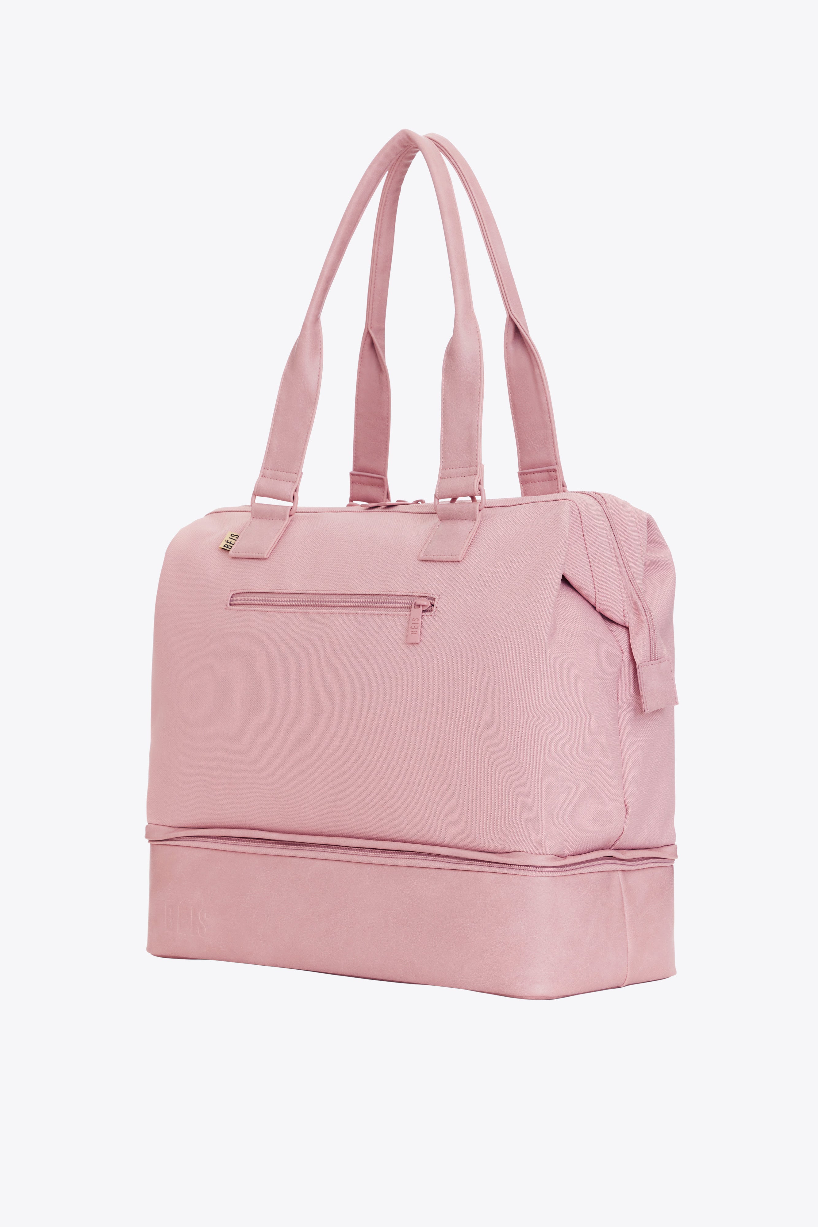 BÉIS 'The Convertible Mini Weekender' in Atlas Pink - Pink Small 