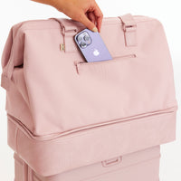 BÉIS 'The Mini Weekender' in Atlas Pink - Mini Weekender & Small Overnight  Travel Bag