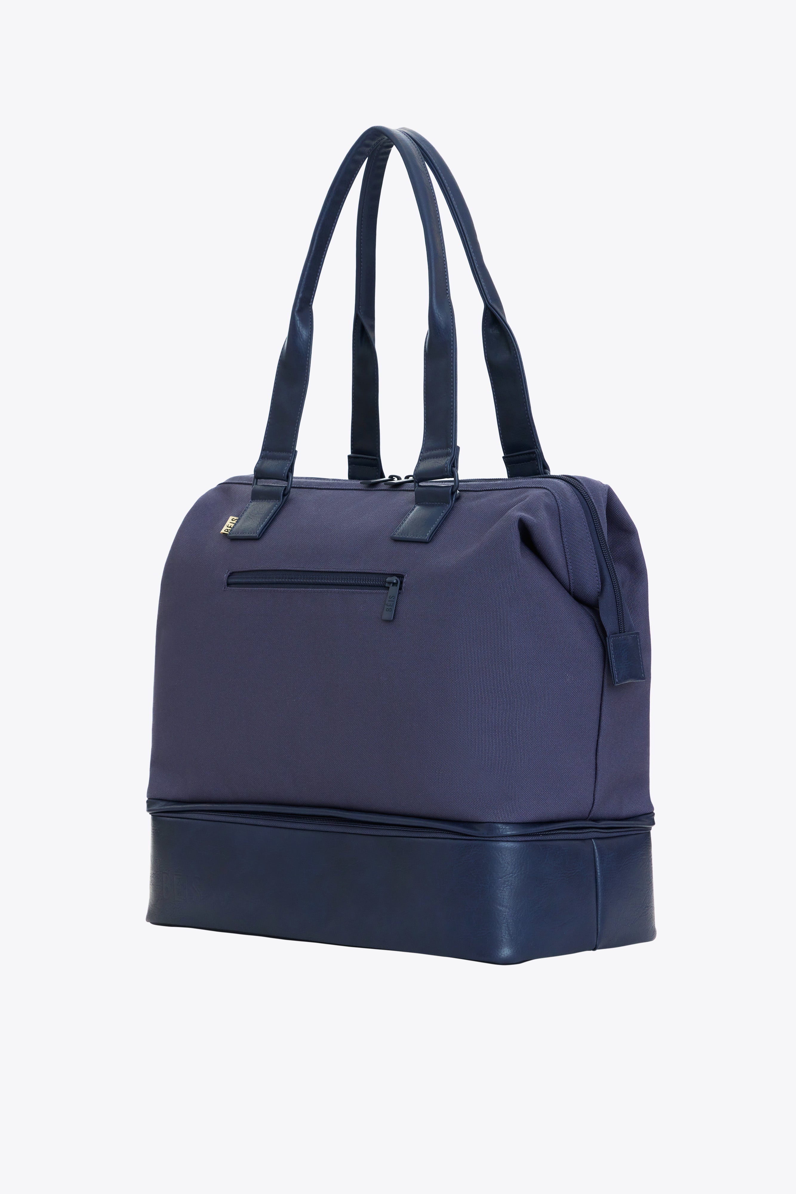 BÉIS 'The Convertible Mini Weekender' in Navy - Small Blue