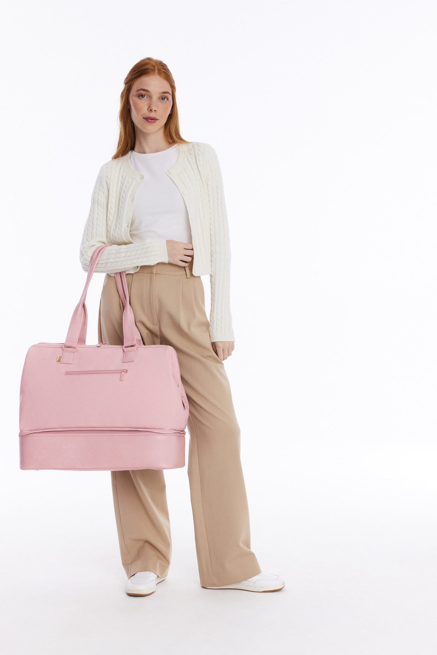 The Convertible Weekender in Atlas Pink