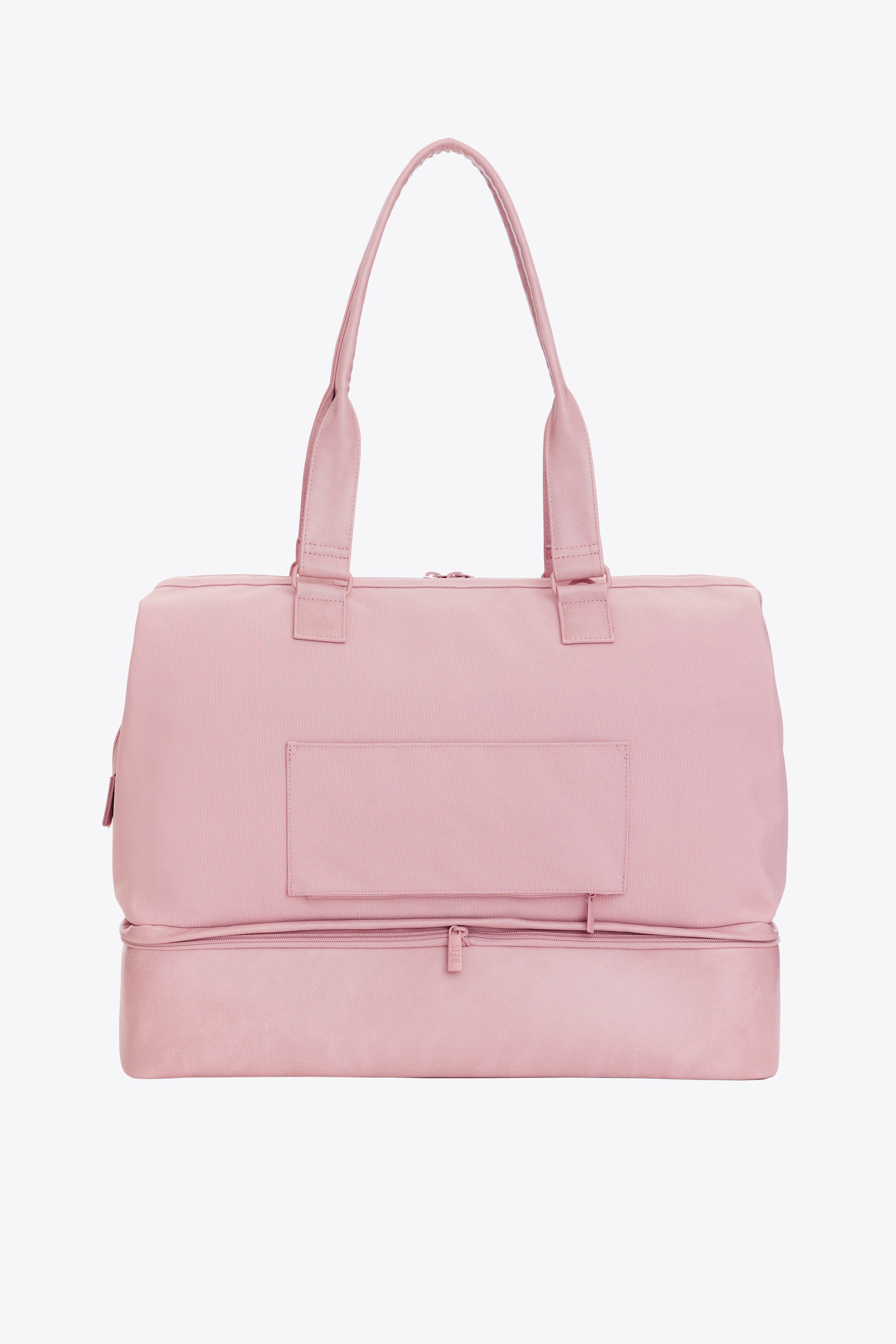 BÉIS 'The Convertible Weekender' in Atlas Pink - Pink Weekender Bag ...