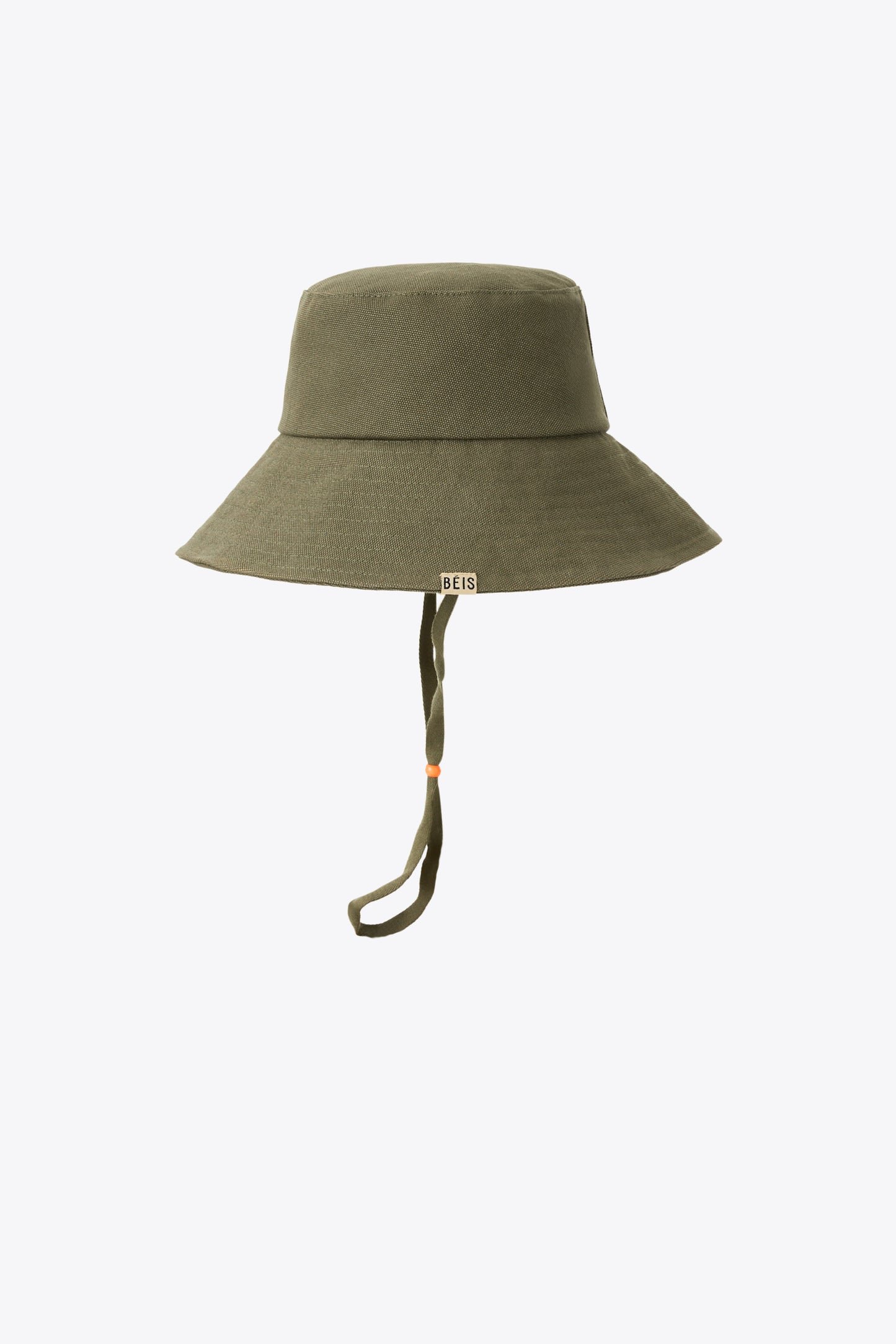 The Kids Wide Brim Sun Hat in Olive