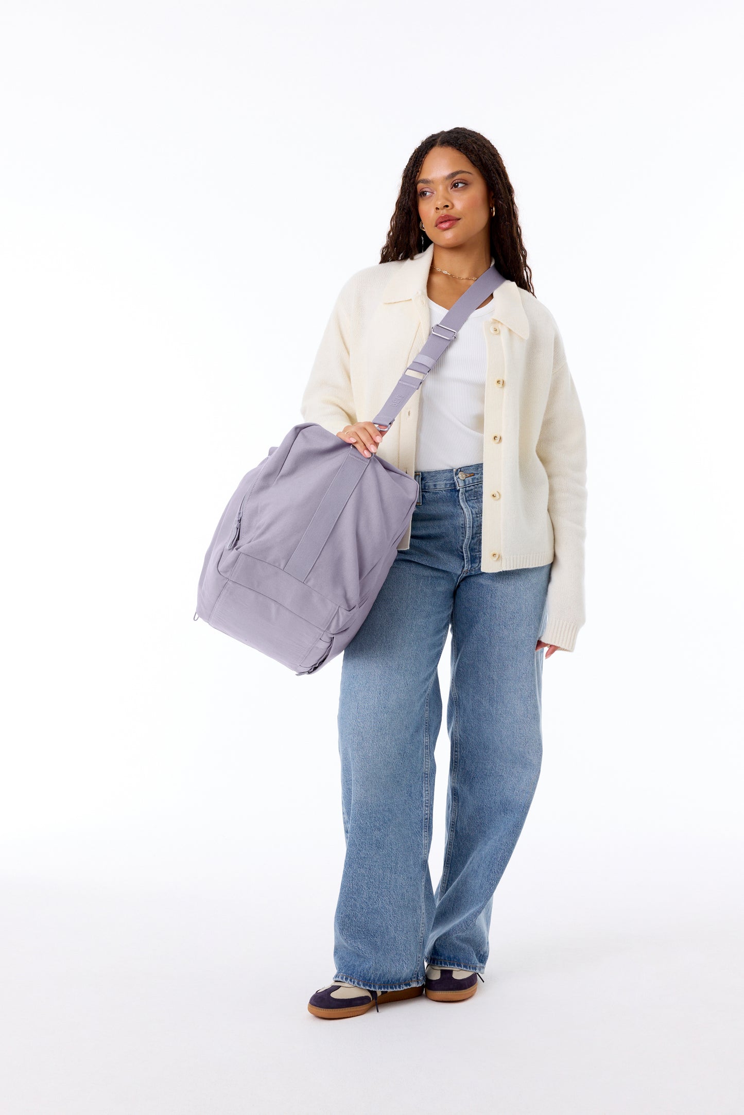 The Utility Duffle in Lavender