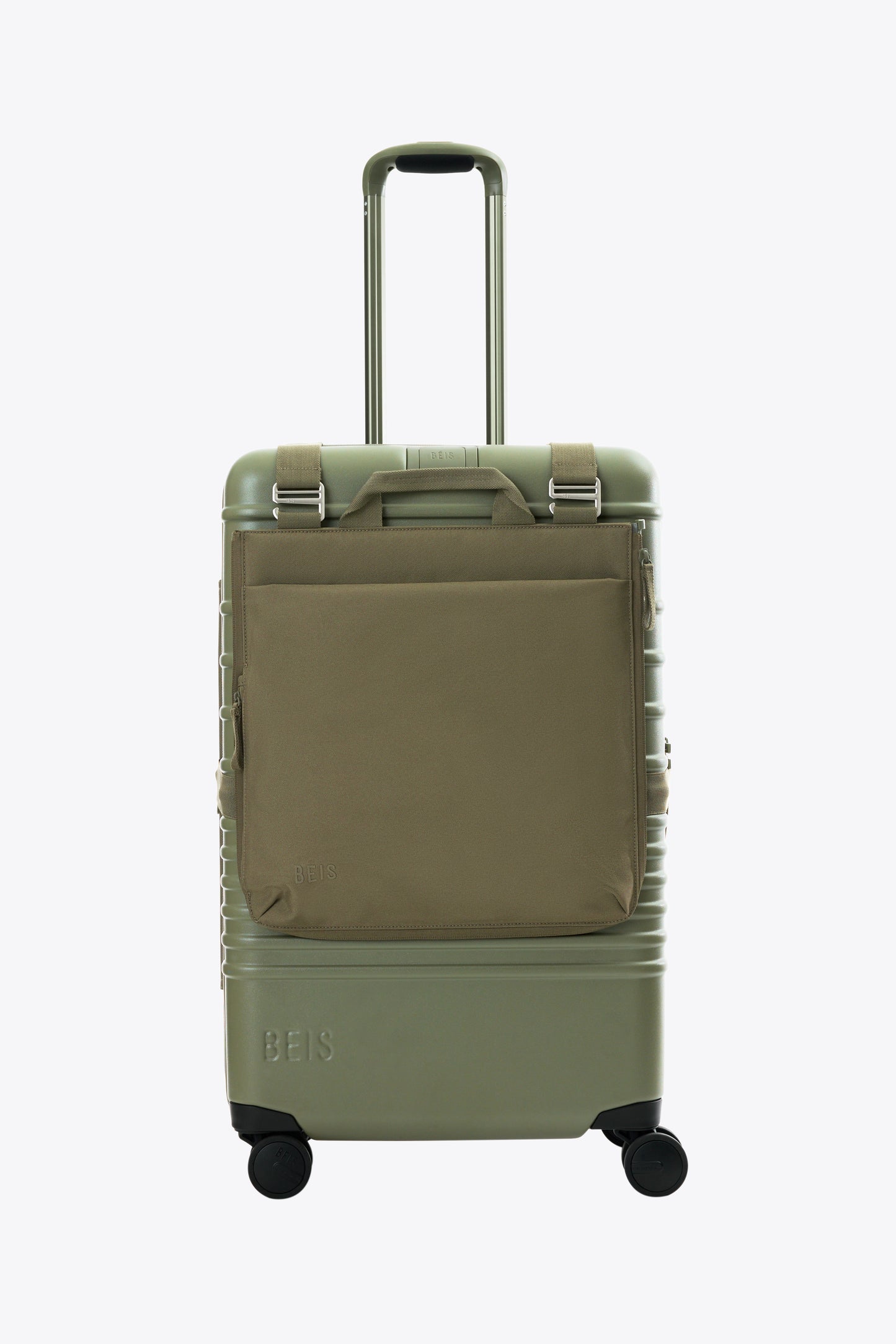 The Convertible Luggage Vest in Olive